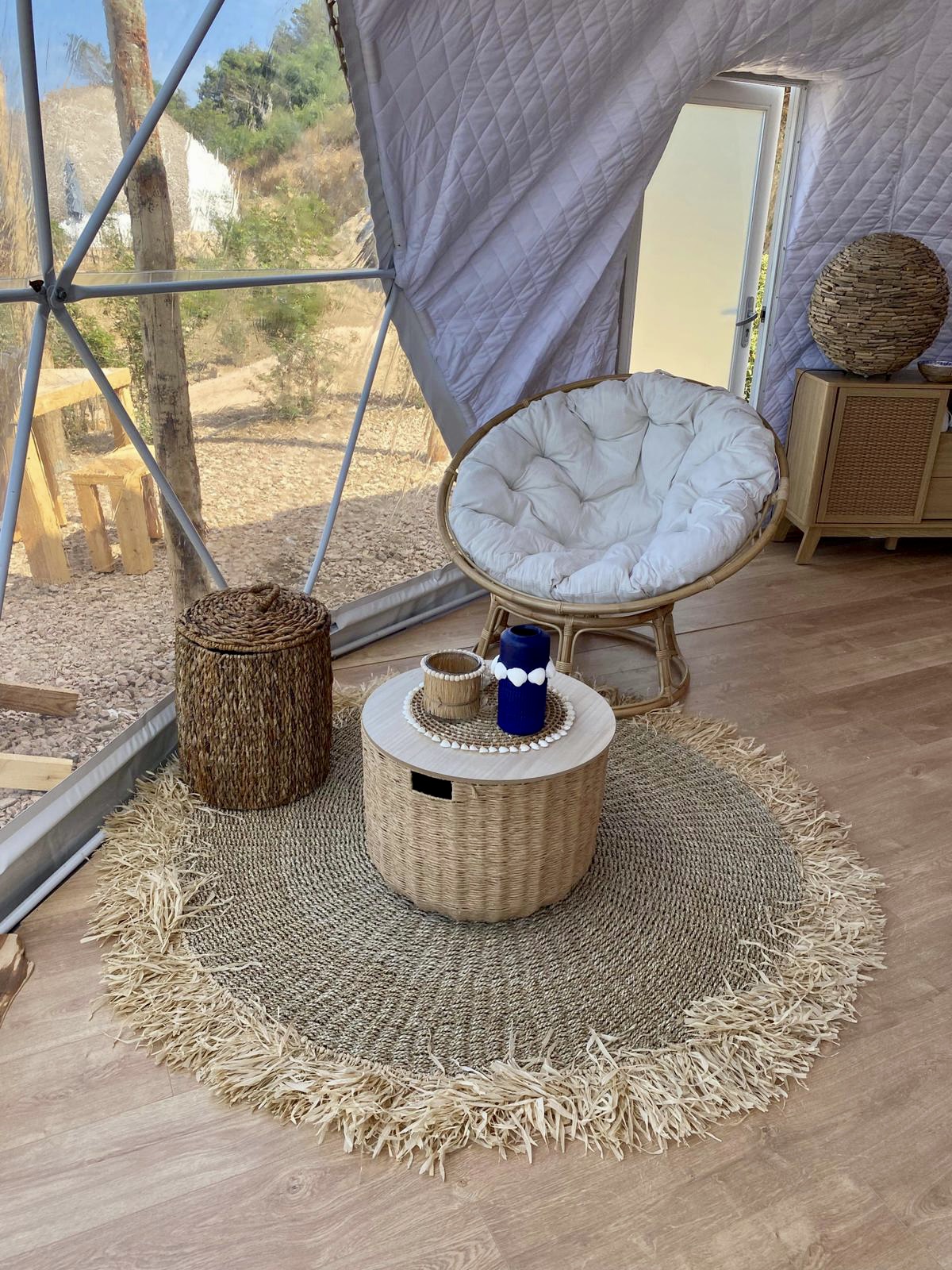 Mare — Dôme avec vue mer à Corse-du-Sud à Porto-Vecchio — environnement naturel