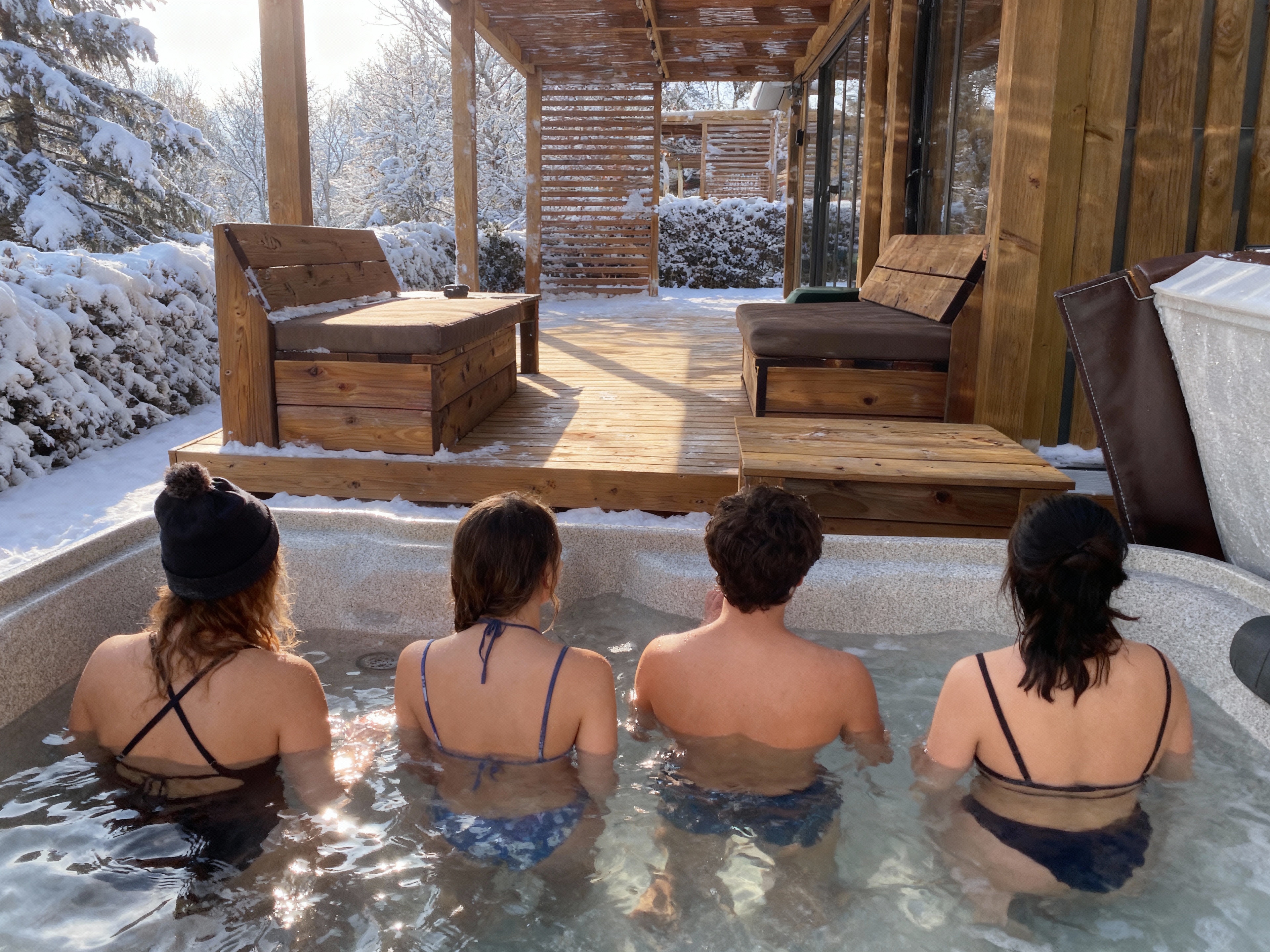 HY•Lødge Spa-4pers N°6 — Cabane avec spa privatif à Vosges