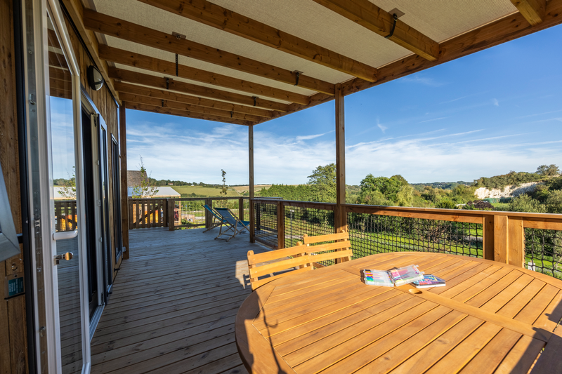 Cottage Premium : une cabane sur pilotis en Haute-Normandie à Quiberville — espace de vie
