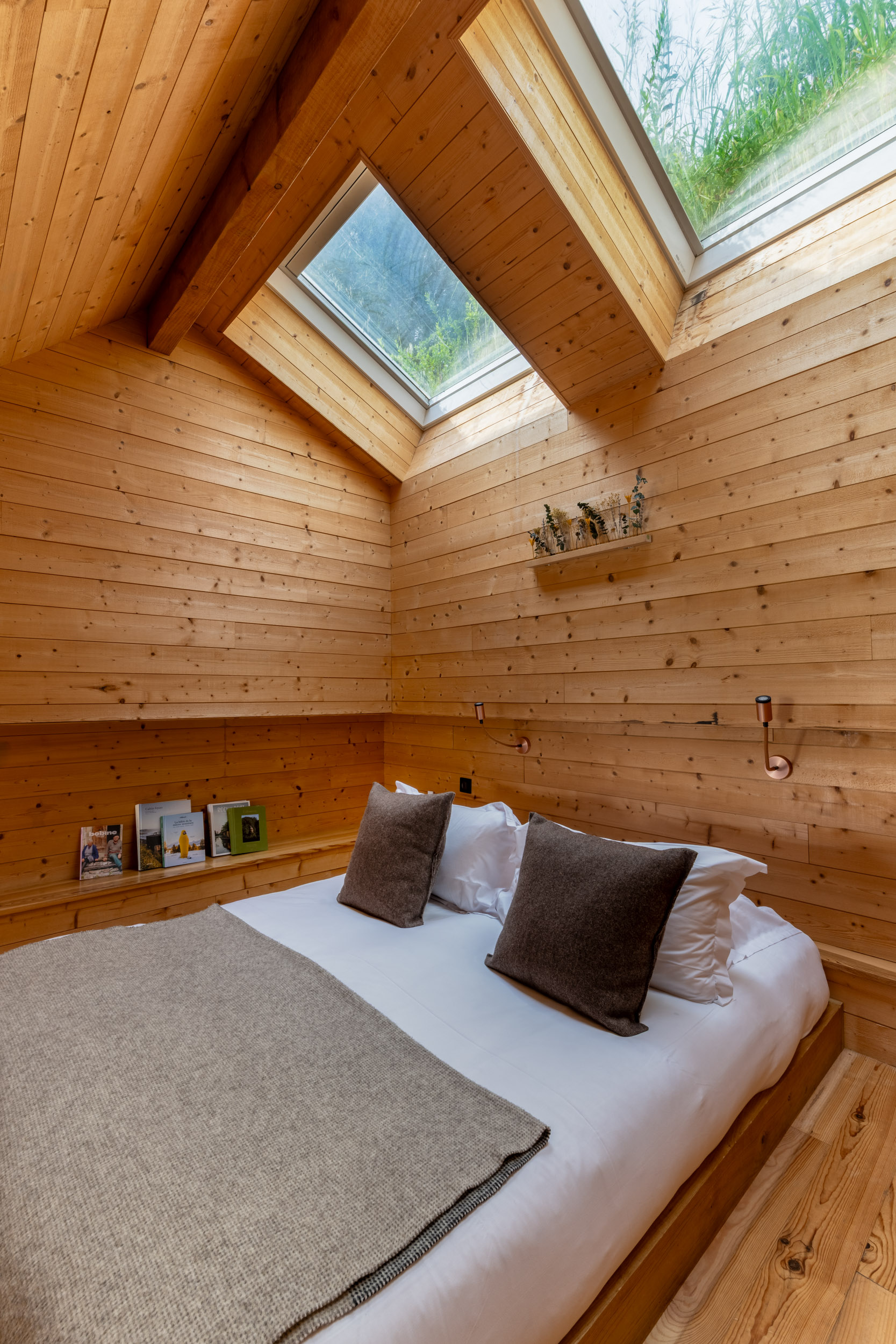 Cabane Spa Lavande : une évasion végétalisée en Provence à Sorgues — vue intérieure