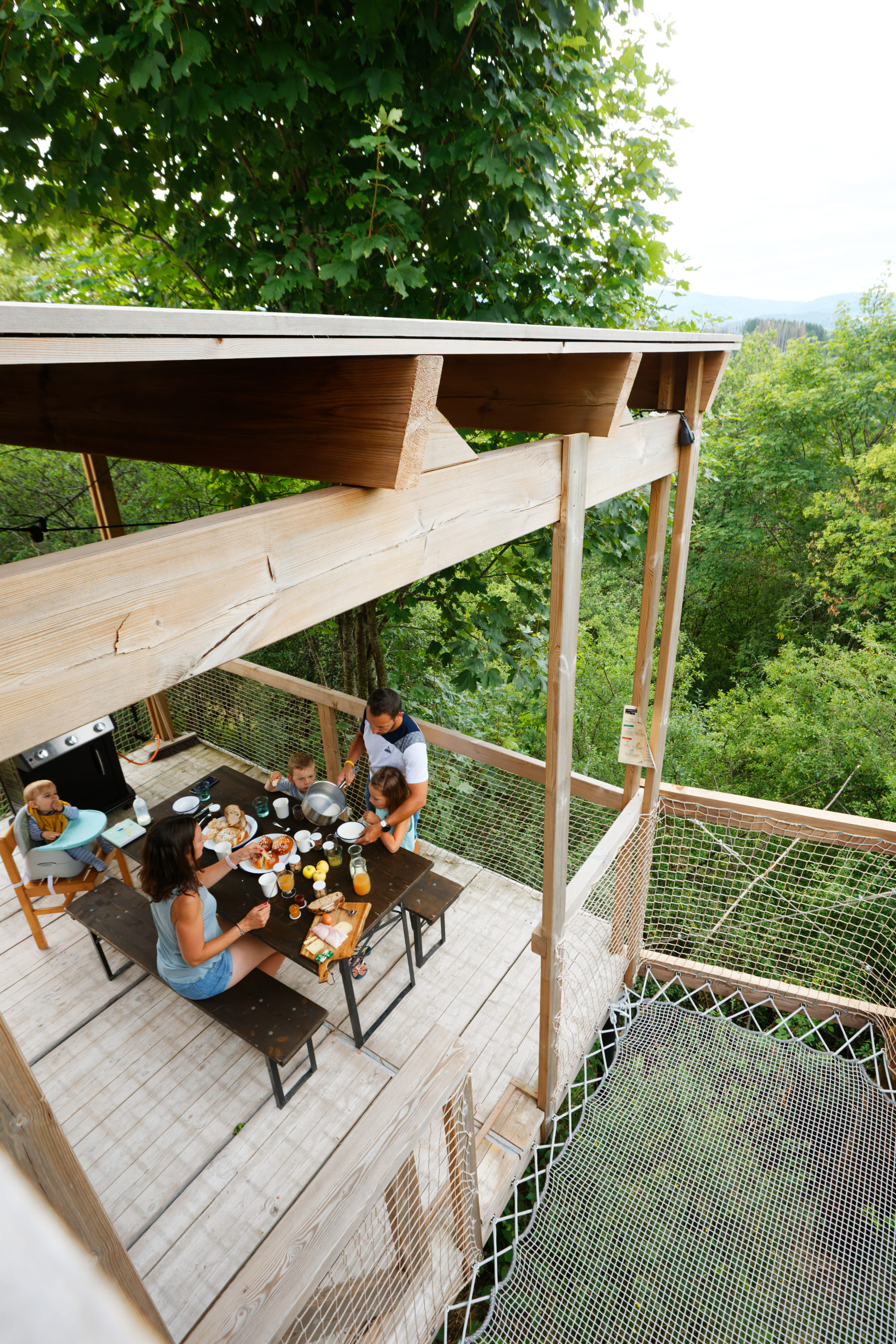 Nutchel Cabane Cosy Eventail — Cabane sur pilotis avec spa à Bas-Rhin à Obernai — espace de vie