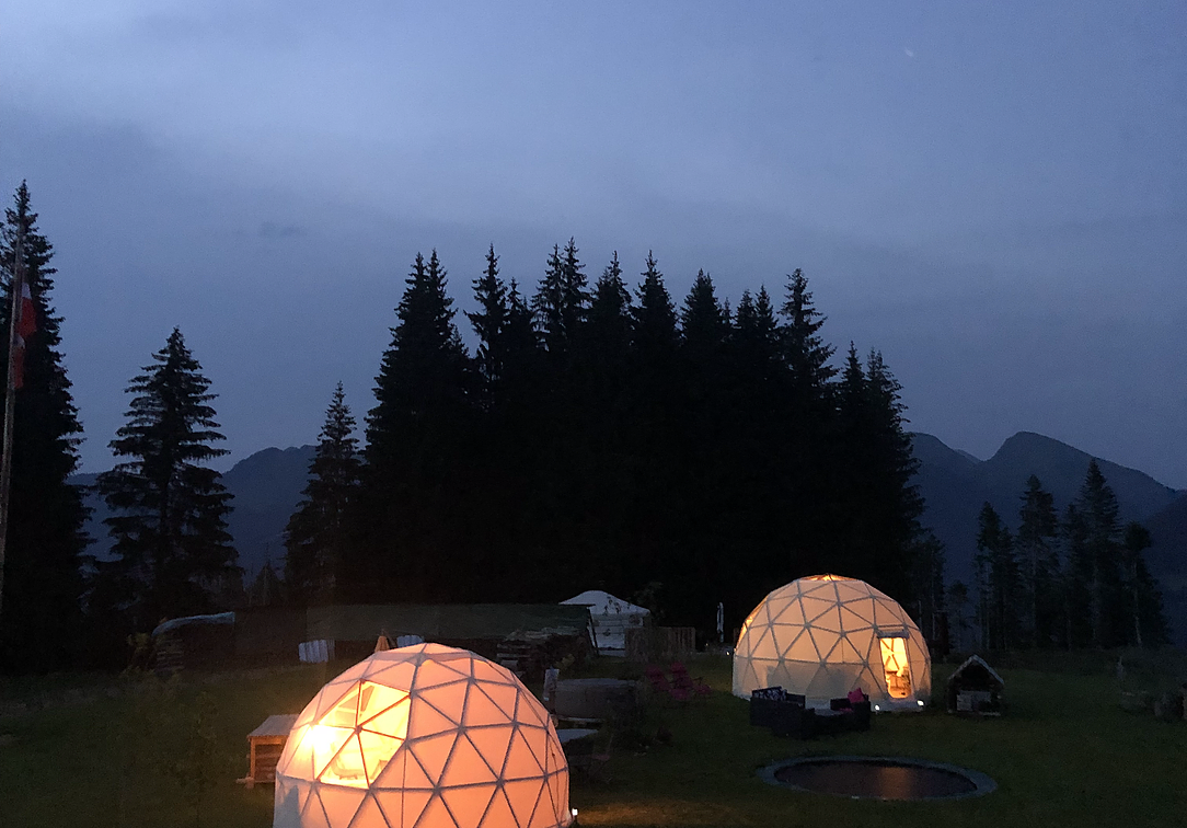 Chéry Dôme & Spa — Dôme avec spa à Haute-Savoie à Les Gets — environnement naturel
