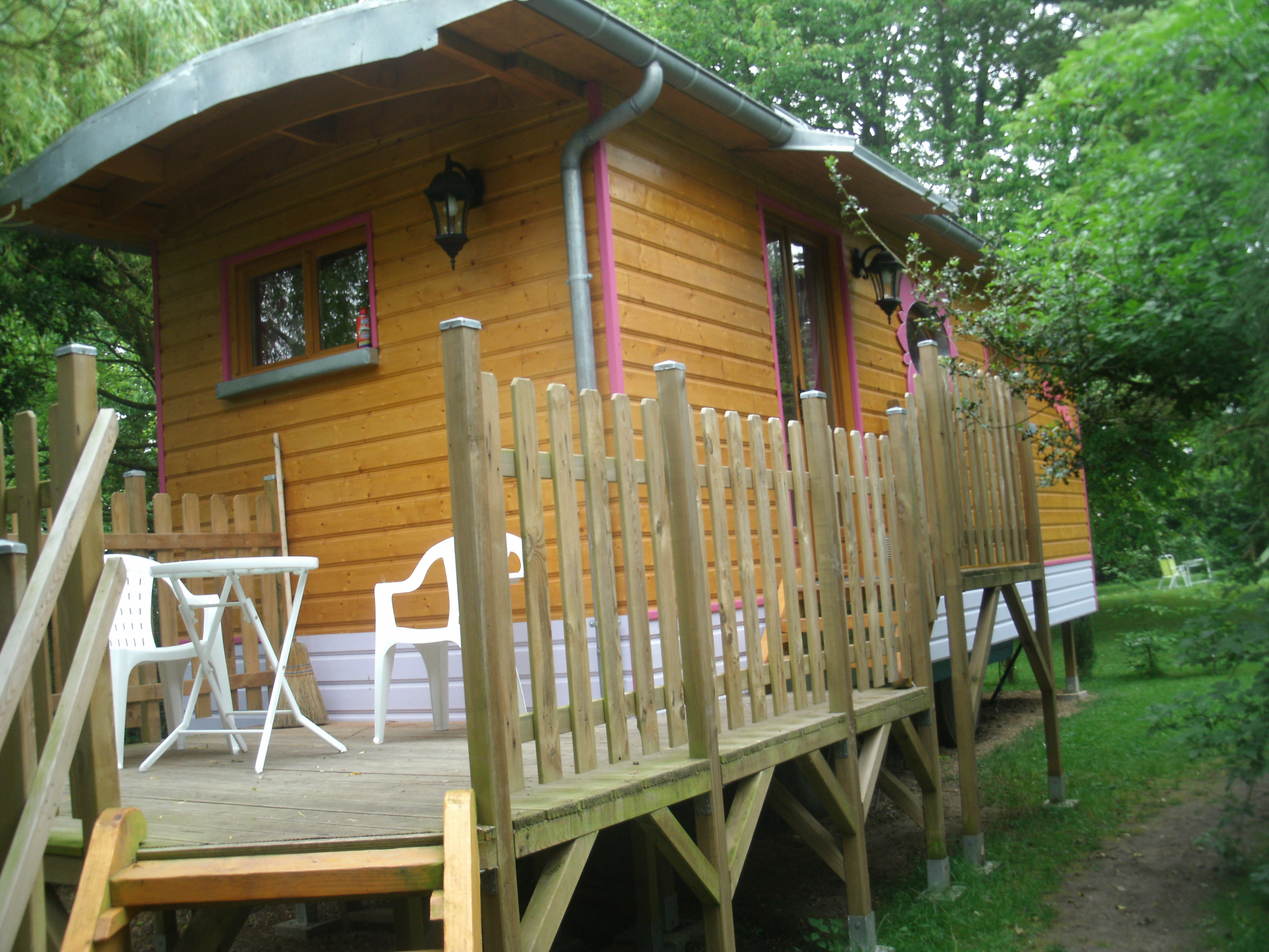 La Vaguie — Roulotte avec spa à La Verdine, Aisne