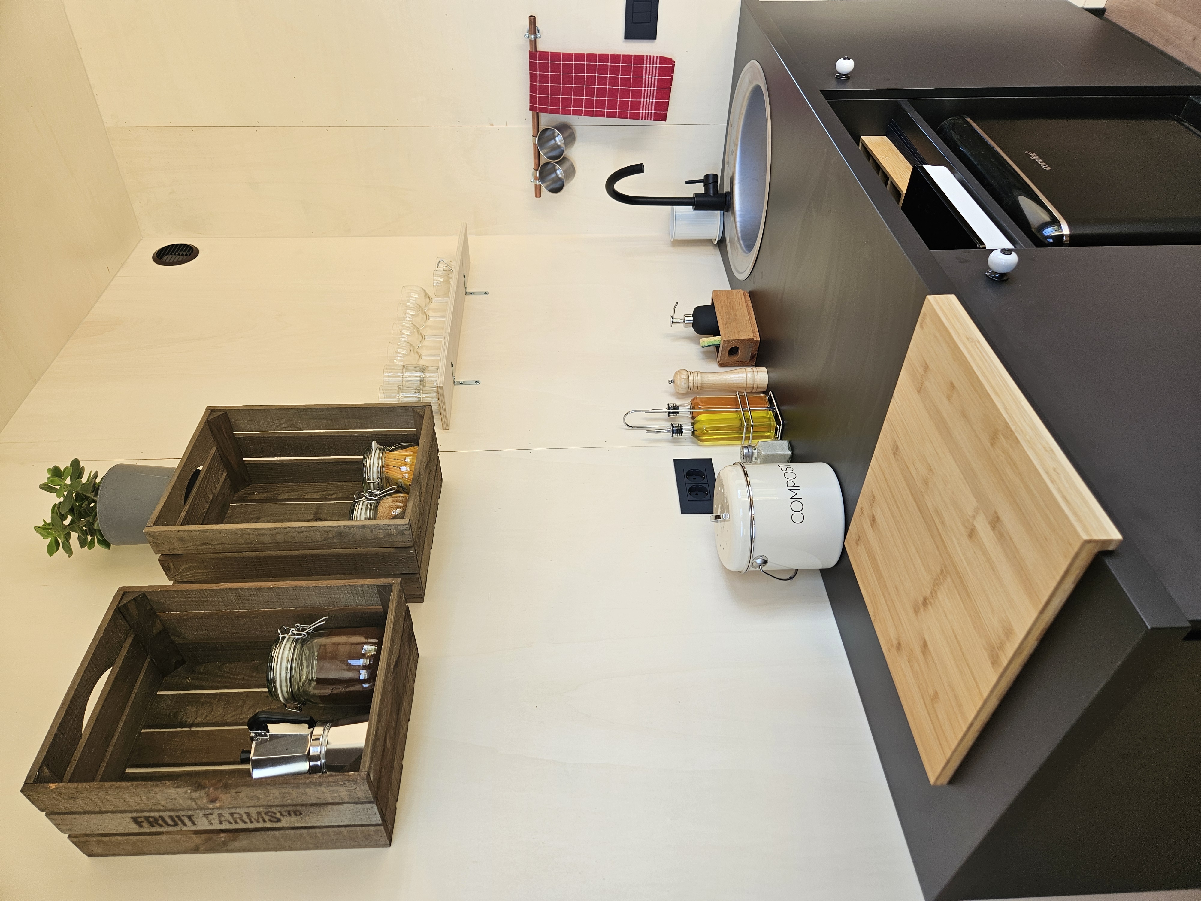 Tiny House Le Haras — Séjour ressourçant avec spa à Somme à Grand-Laviers — vue depuis la terrasse