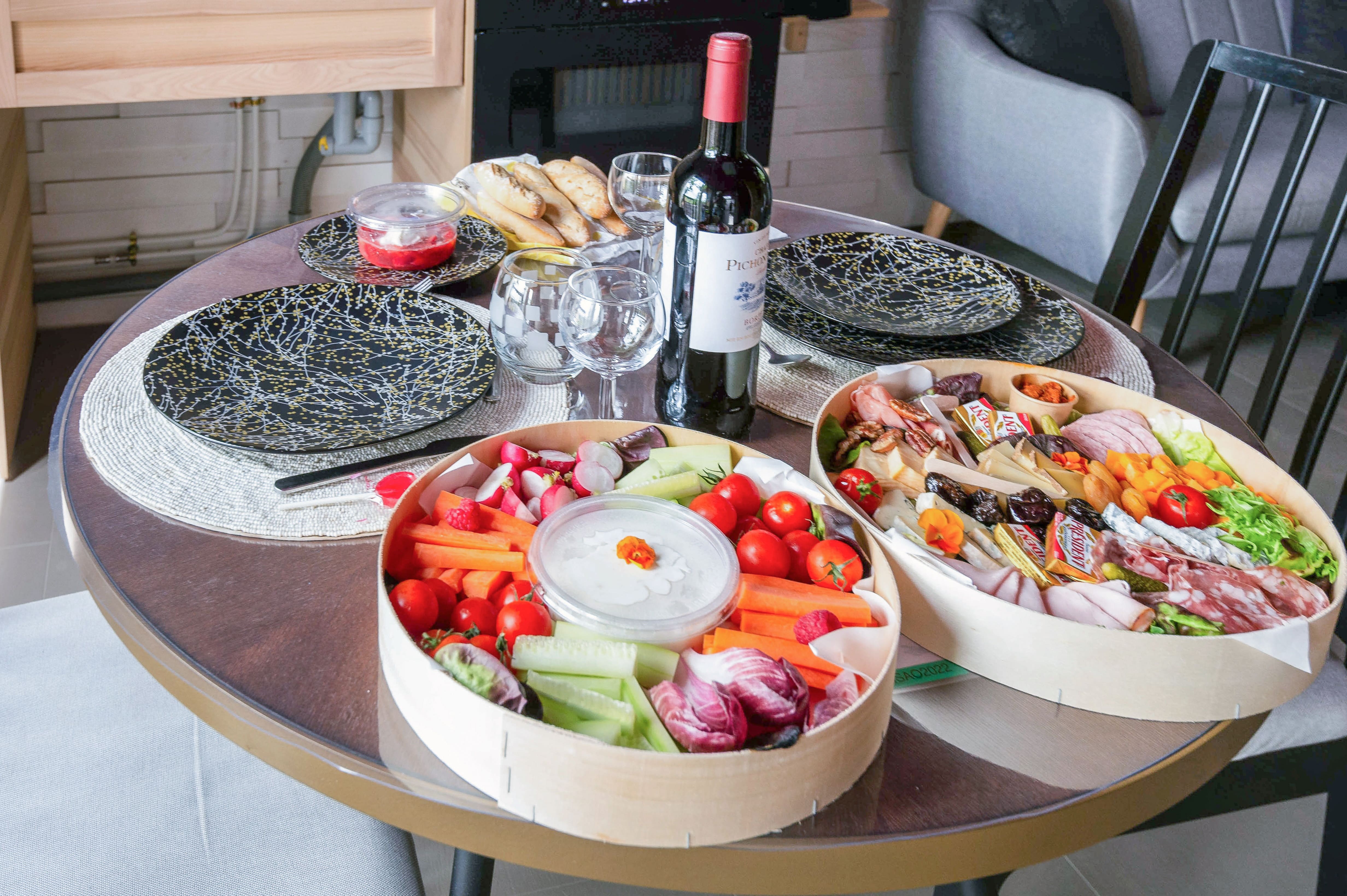 Cottage Spa Atria : une cabane romantique en Lorraine à Ville-Sur-Illon — cuisine