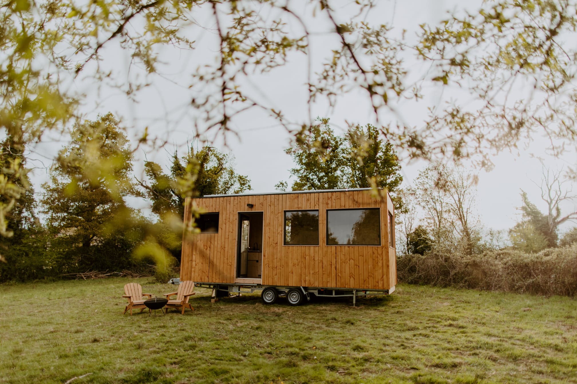 Parcel Tiny House — Séjour bucolique avec spa à Haute-Vienne à Limoges — détail architectural