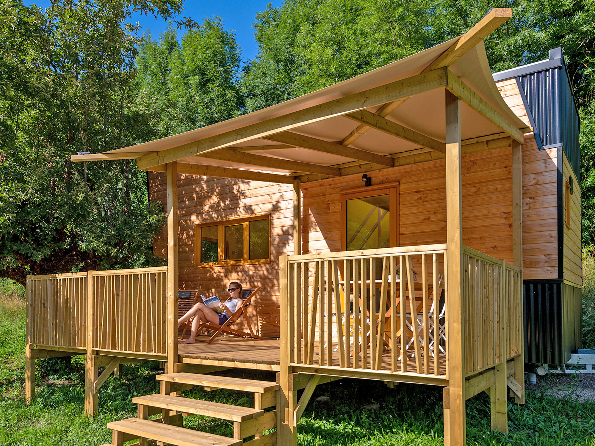 Tiny house Voie Lactée — Nuit étoilée à 2 personnes dans le Gard à Alès — environnement naturel