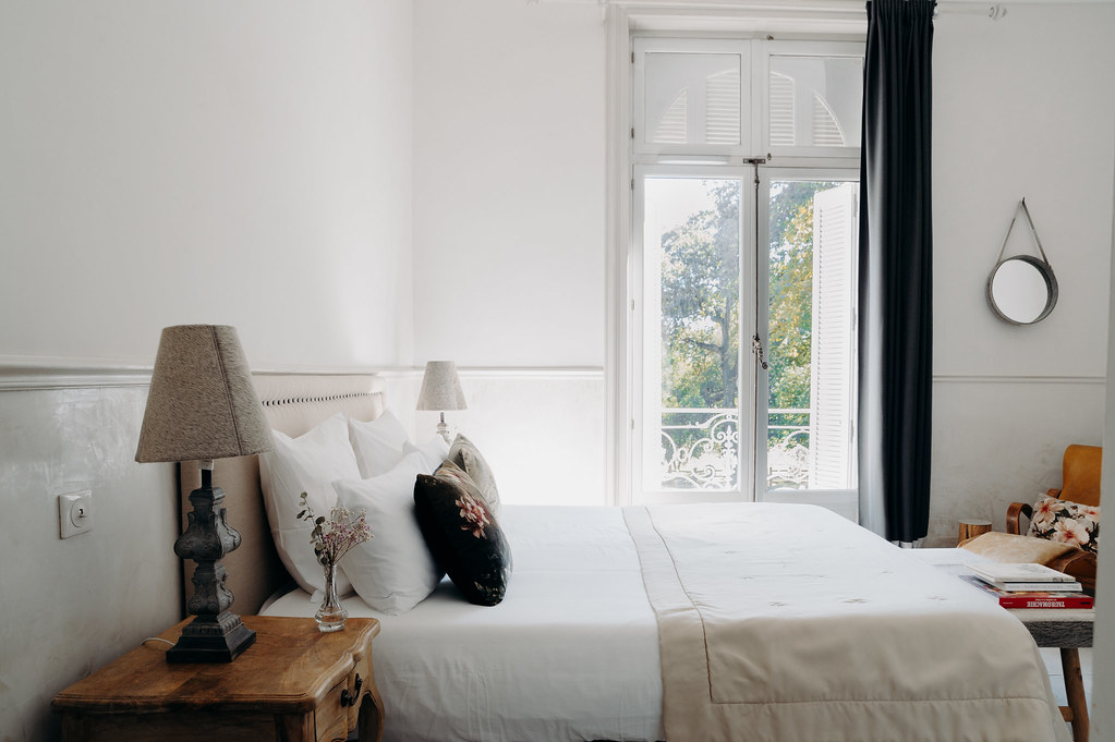 Chambre Double - Deluxe avec vue sur le jardin — Séjour relaxant à Hérault à Cabrières — vue depuis la terrasse