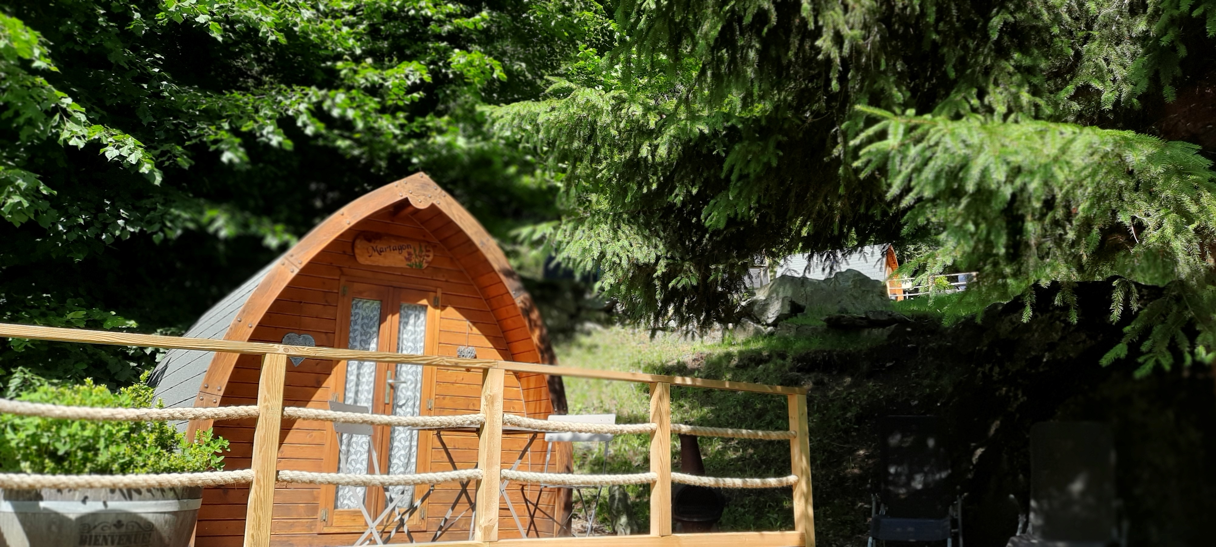 Cabane Martagon : un pod enchanteur en pleine nature à Gavarnie-Gèdre — vue intérieure