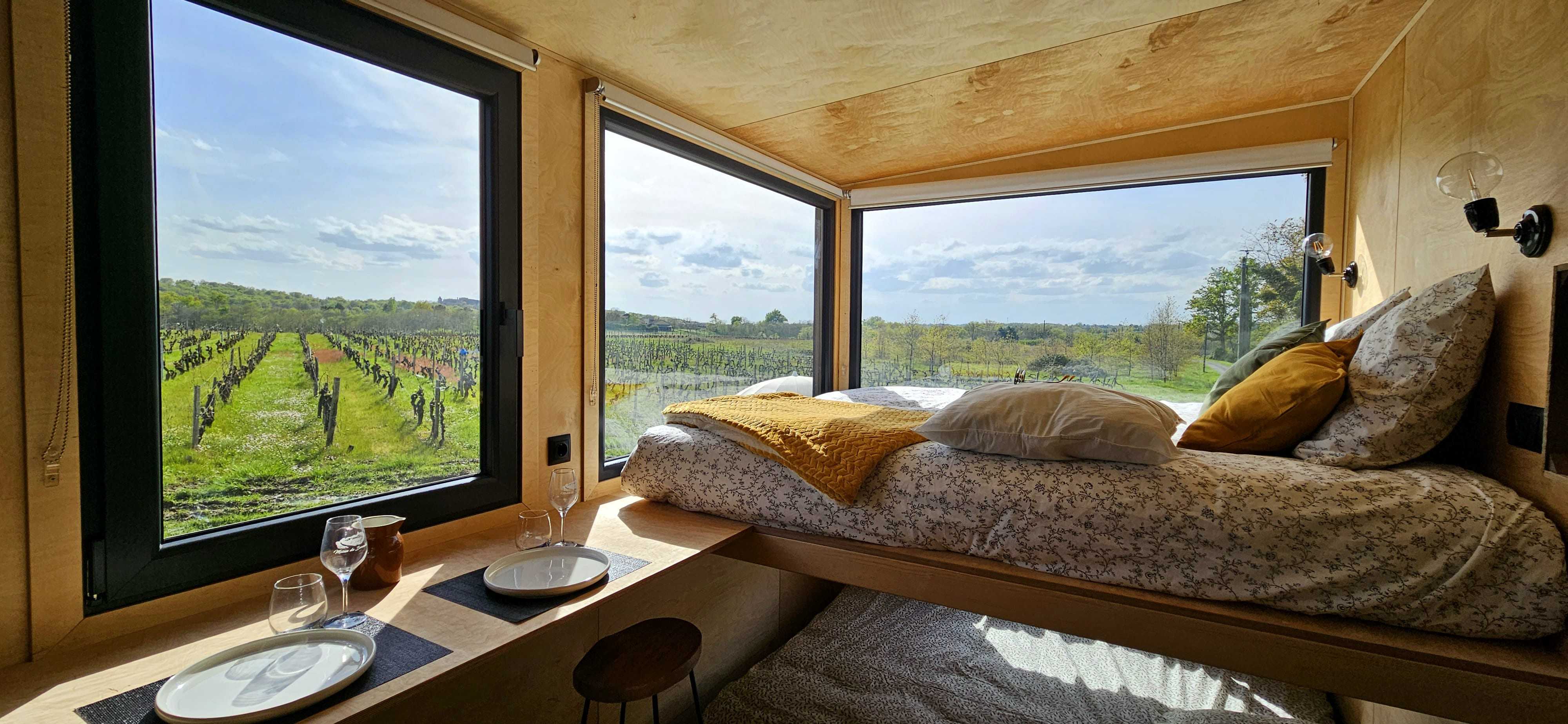 Photo 2/9 — Tiny House « Tiny house moderne avec terrasse près de Saint Emilion » à Porte-De-Benauge Gironde