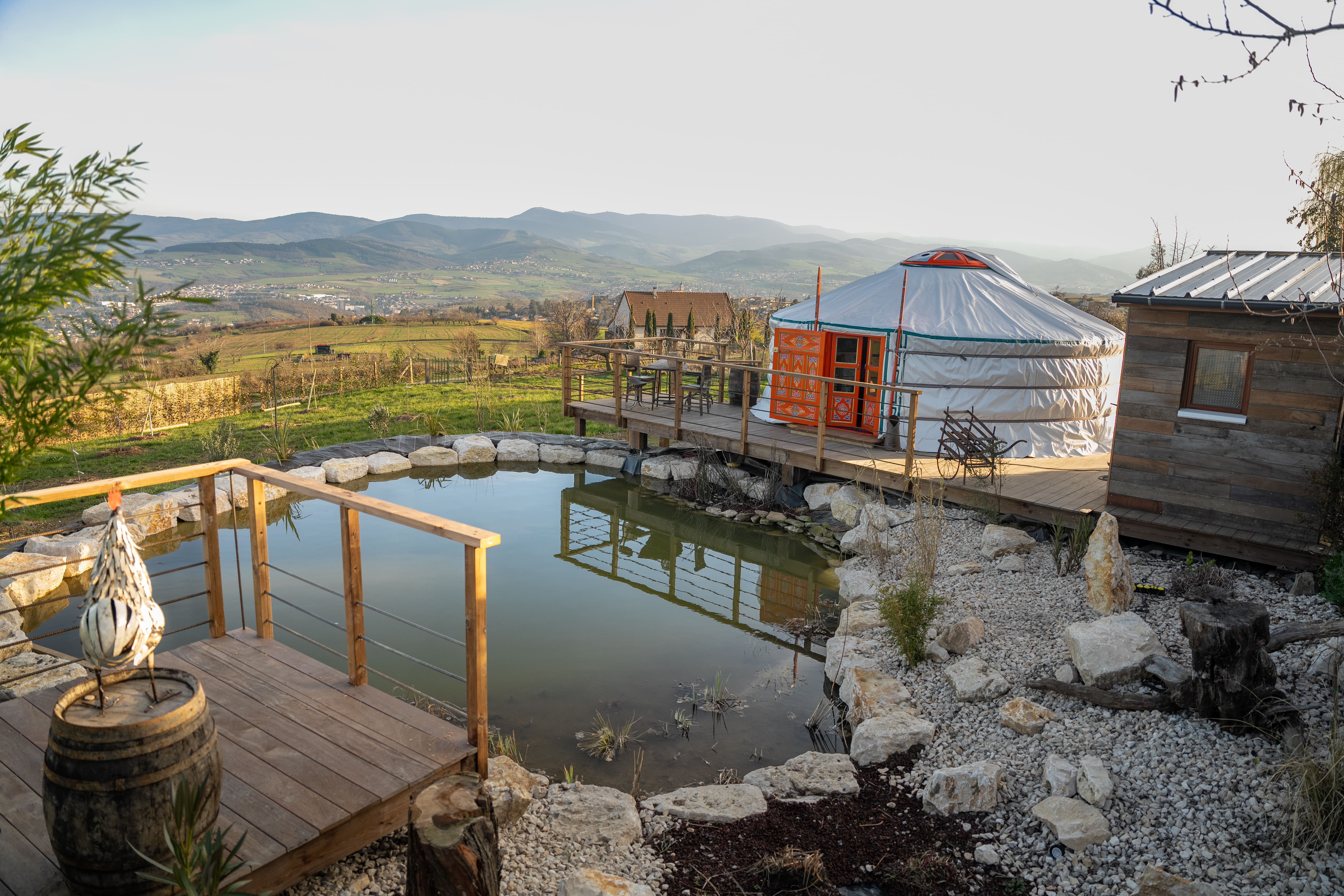 L'âne et sa yourte — Yourte avec spa à Loire à Saint-Étienne — cuisine