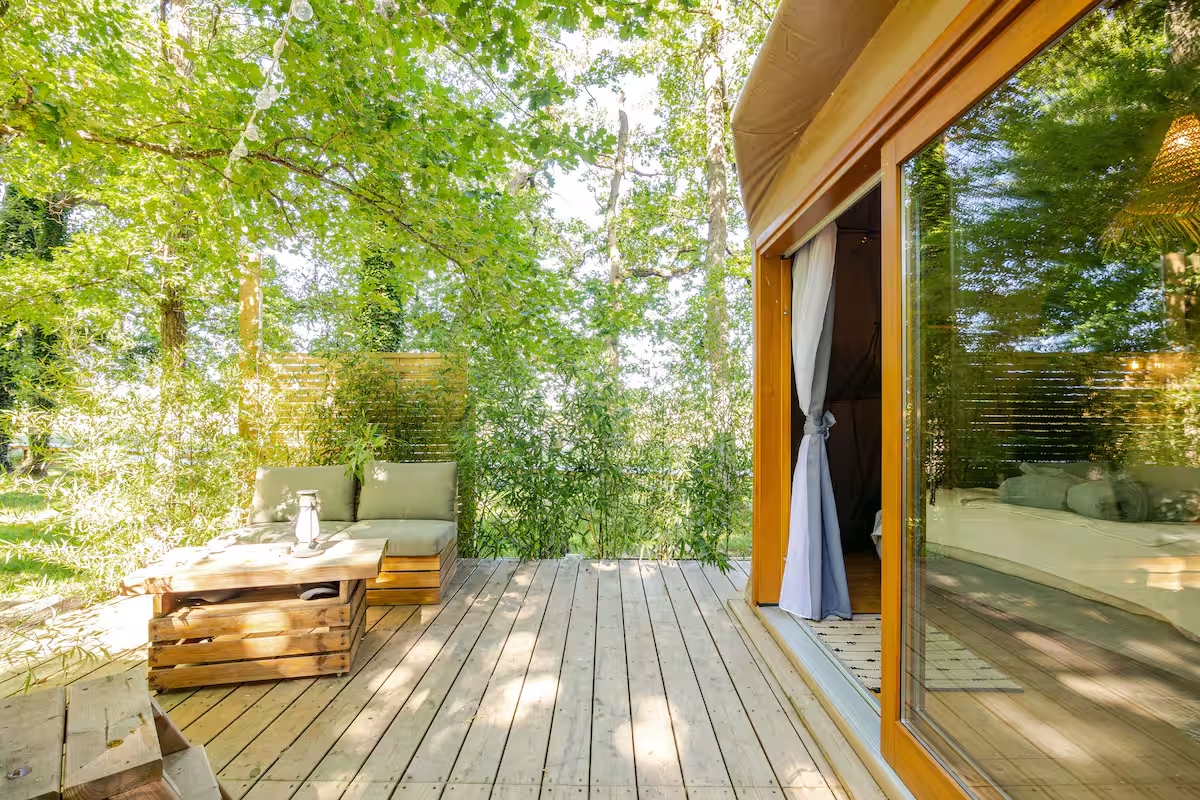 Dôme Shizen : une expérience immersive en pleine nature à Albias — chambre