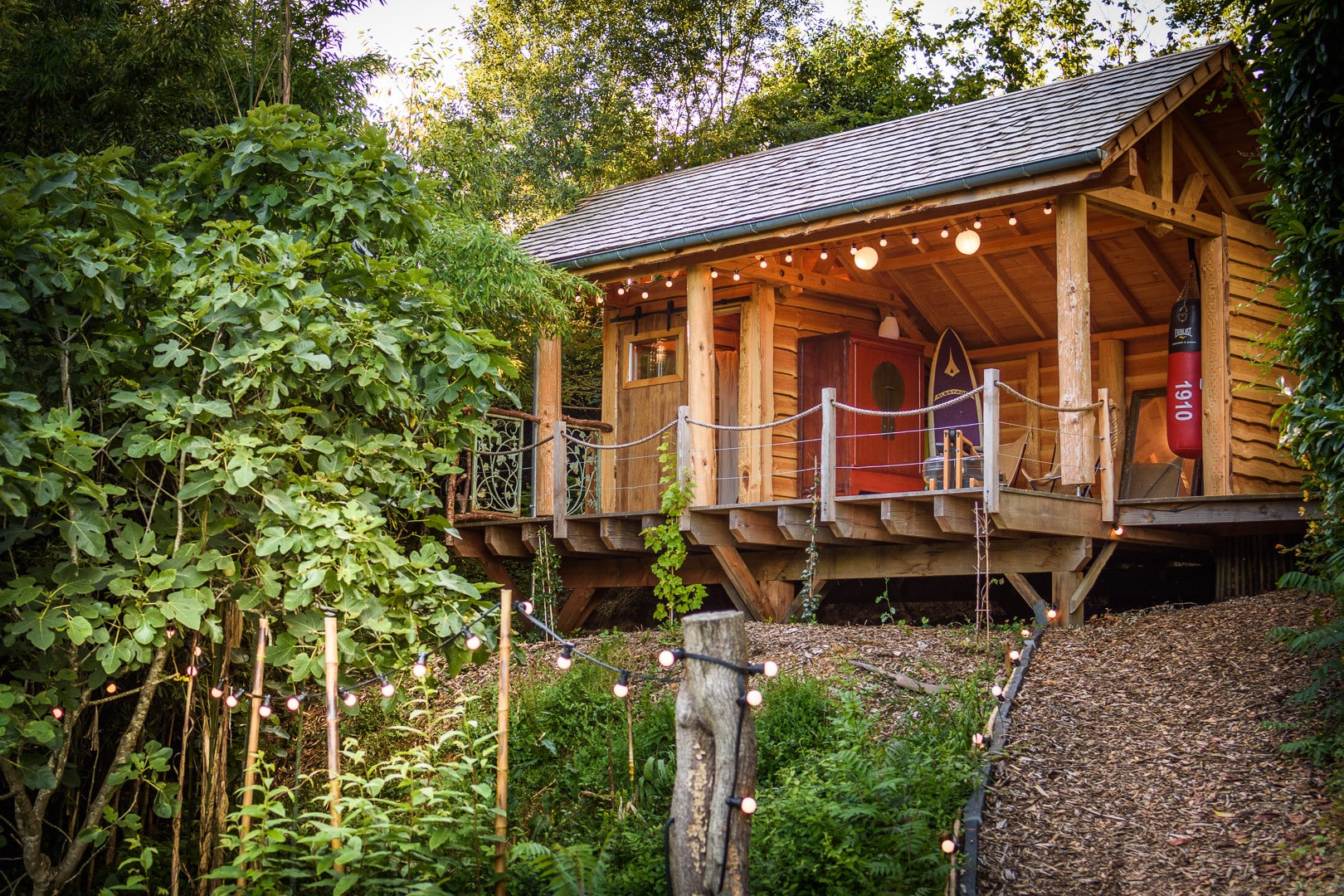La Cabane des Grands Enfants : une expérience suspendue en Aquitaine à Urrugne — environnement naturel