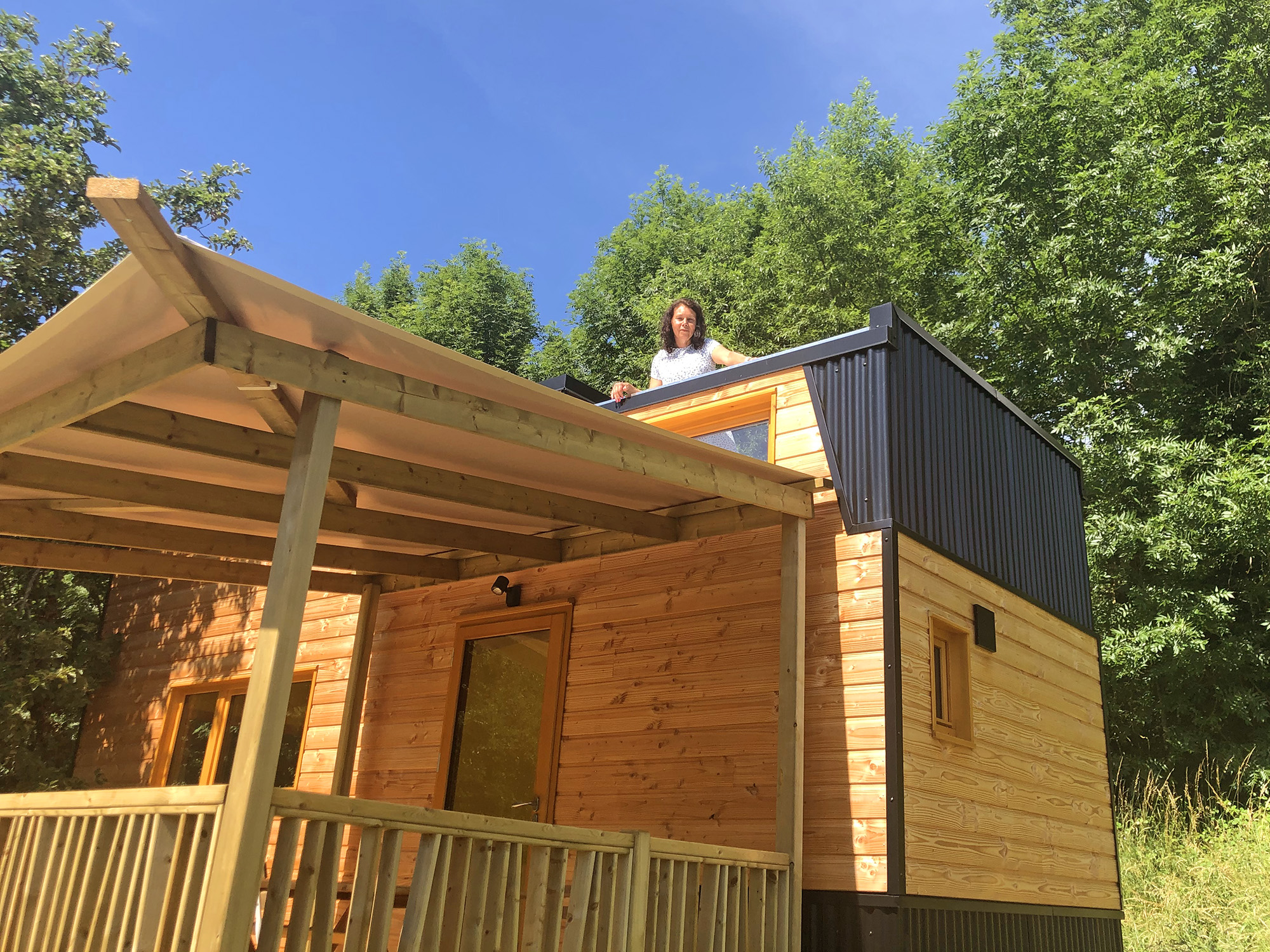 Tiny house Voie Lactée — Nuit étoilée à 2 personnes dans le Gard à Alès — salle de bain