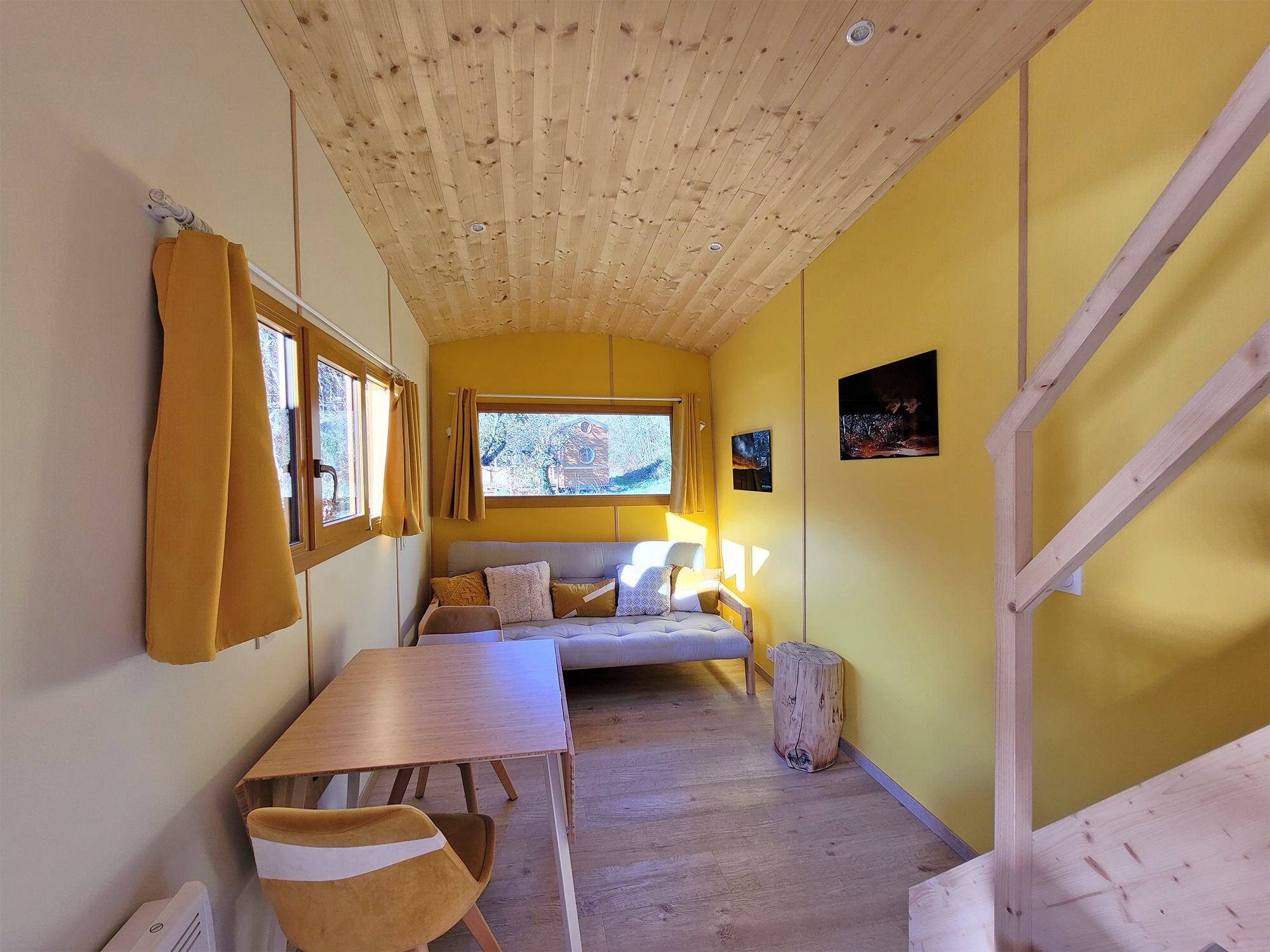 Tiny house Voie Lactée — Nuit étoilée à 2 personnes dans le Gard à Alès — détail architectural