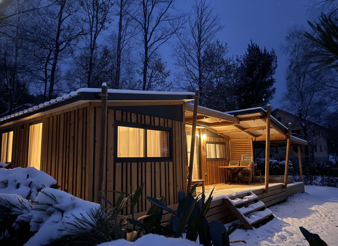 Un chalet nature avec spa privatif pour une escapade ressourçante à Anould — salle de bain