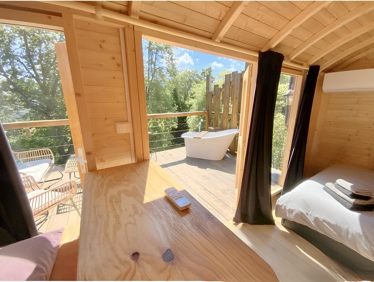 Tiny house MURATO — Escapade avec baignoire extérieure en Haute-Corse