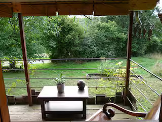 Le Chalet du Pré en bulle — Séjour panoramique à Champrenault (Côte-d'Or) à Champrenault — vue intérieure