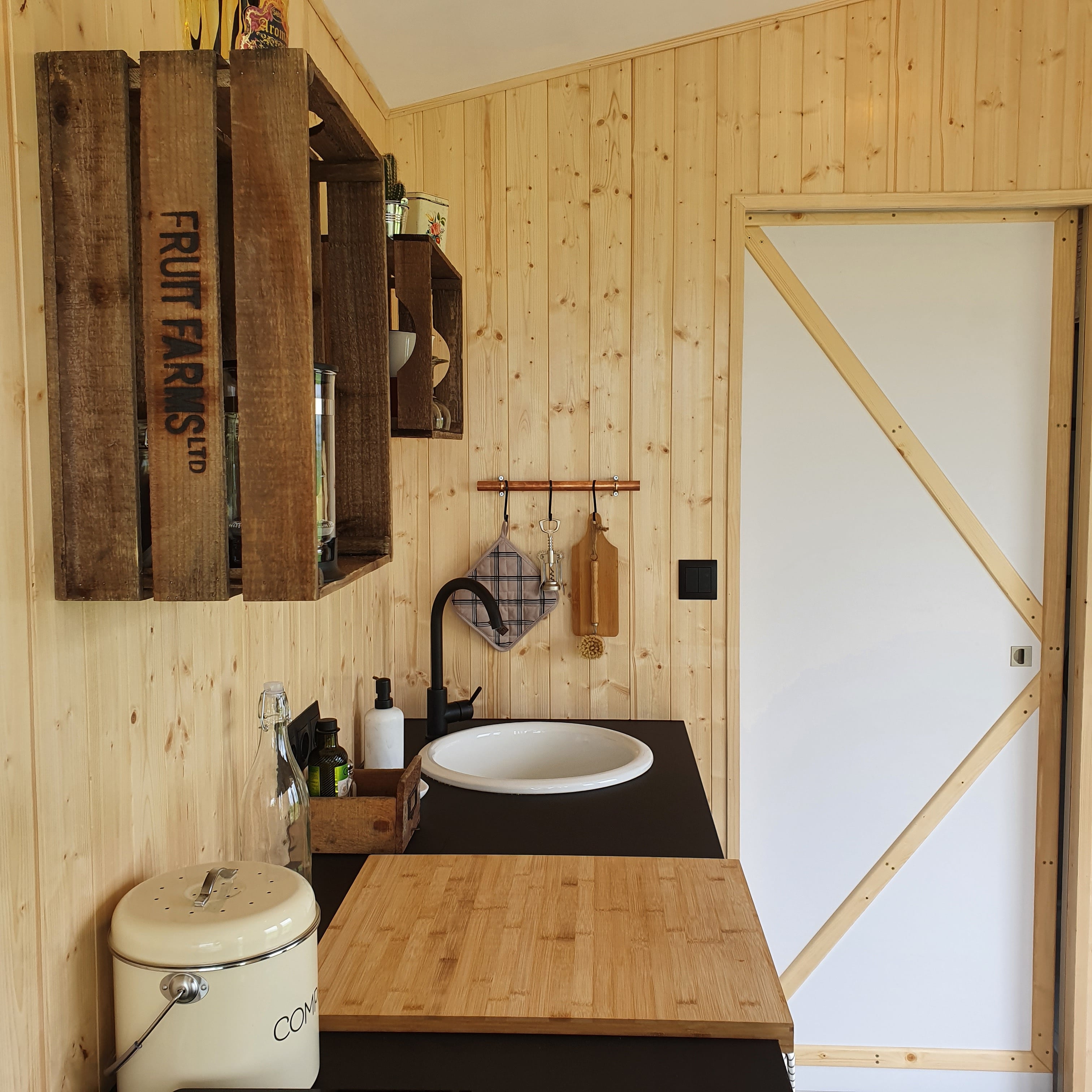 Tiny House L'Écurie : une escapade insolite en Haute-Normandie à Etretat — détail architectural