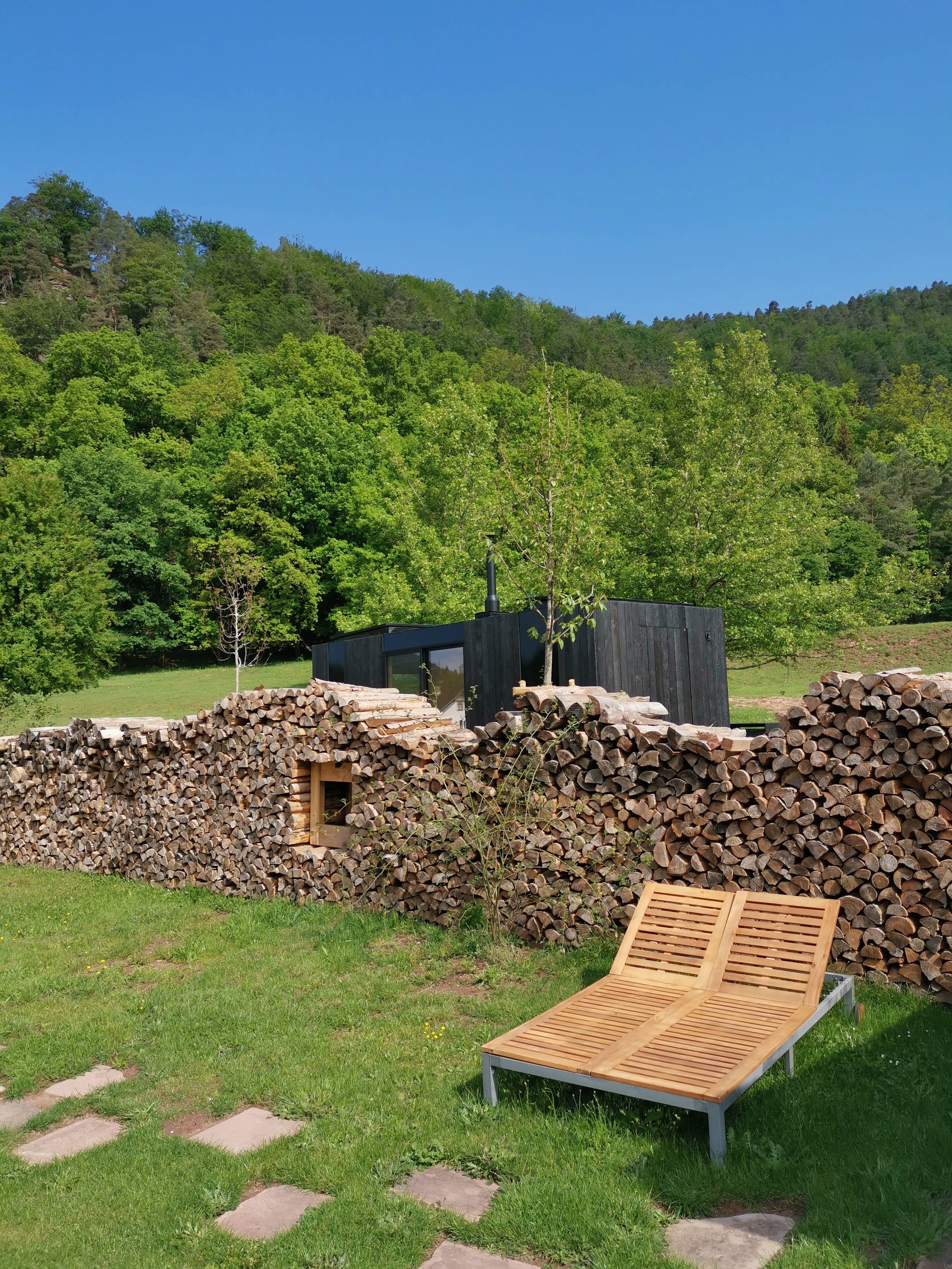 Lodge Petite Ourse — Ecolodge avec vue sur la forêt à Bas-Rhin à Strasbourg — vue intérieure