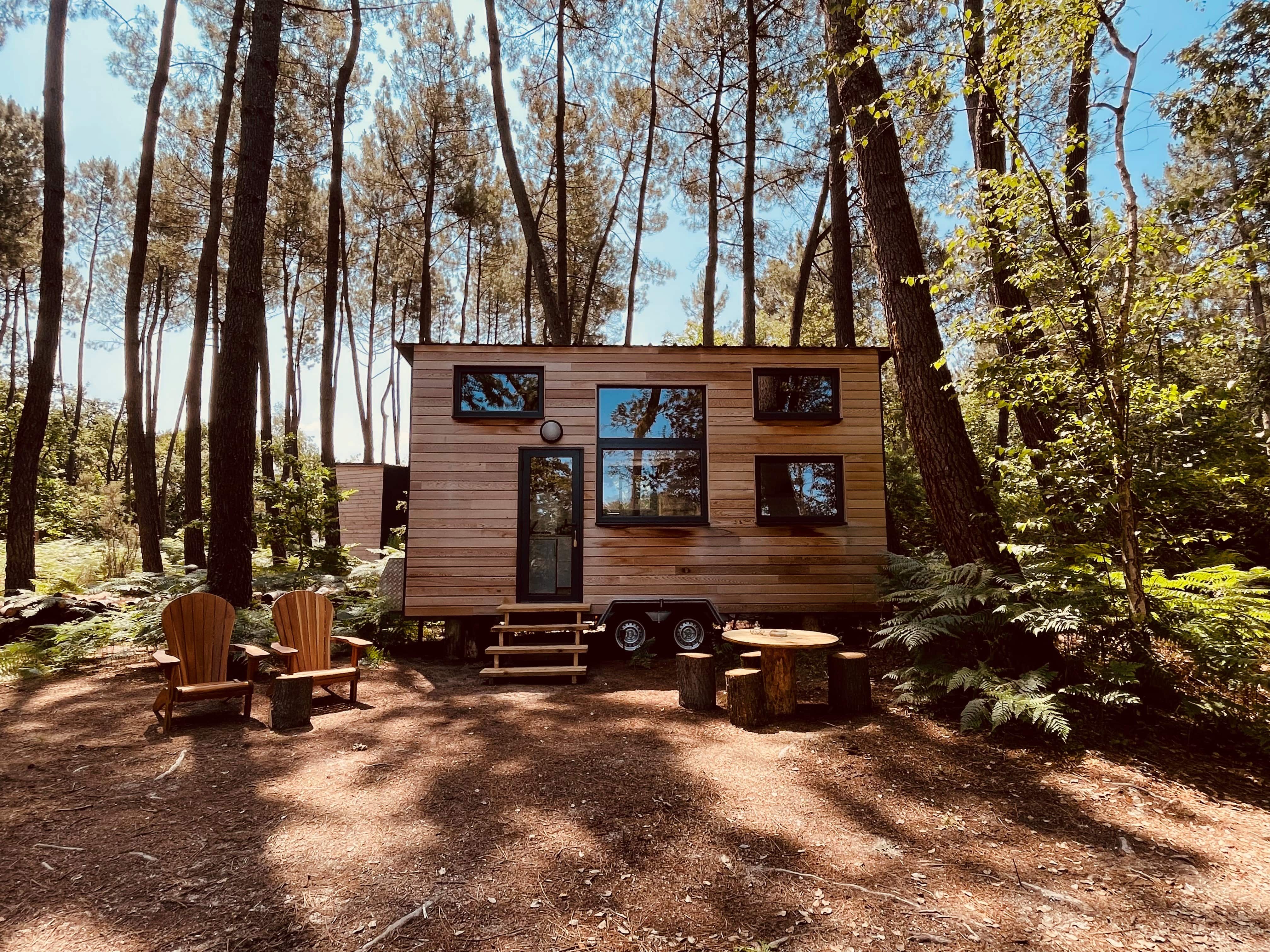 Évasion dans une tiny house moderne en Pays de la Loire