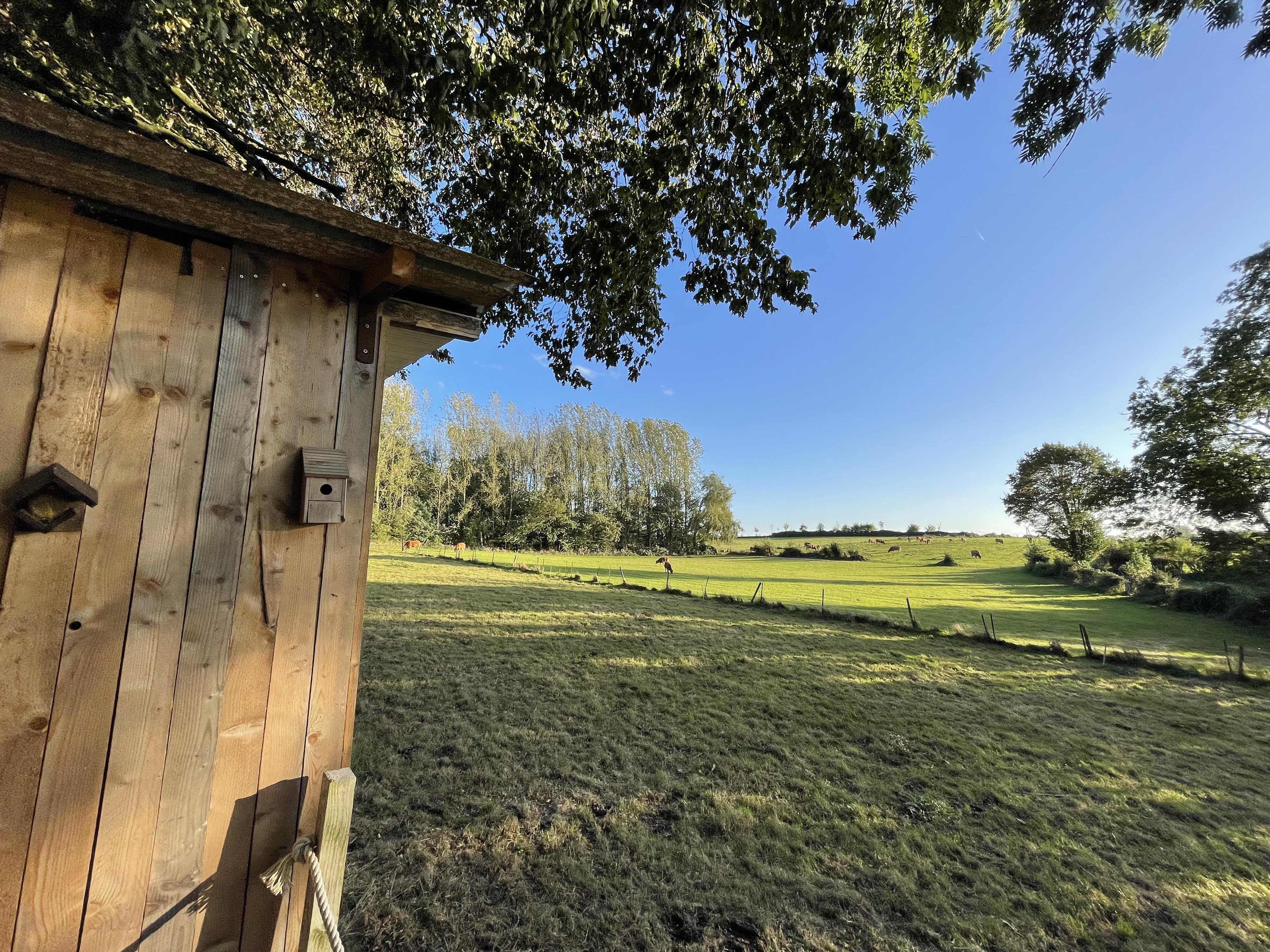 La cabane "L'Atelier du Peintre" — Cabane sur pilotis avec spa à Nord à Le Cateau-Cambrésis — détail architectural