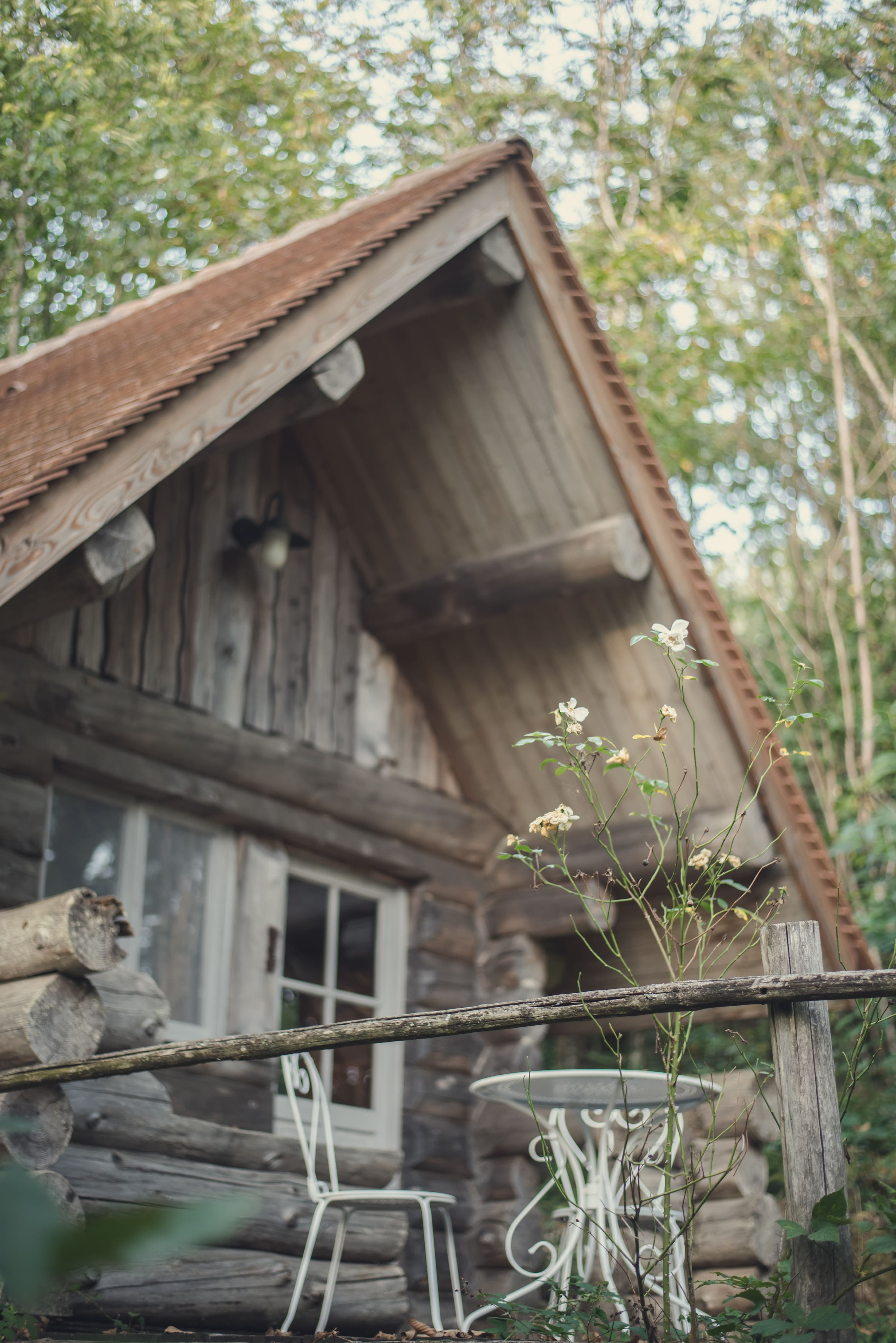 Chalet en rondins — Escapade nature avec spa à Haute-Vienne à Limoges — chambre