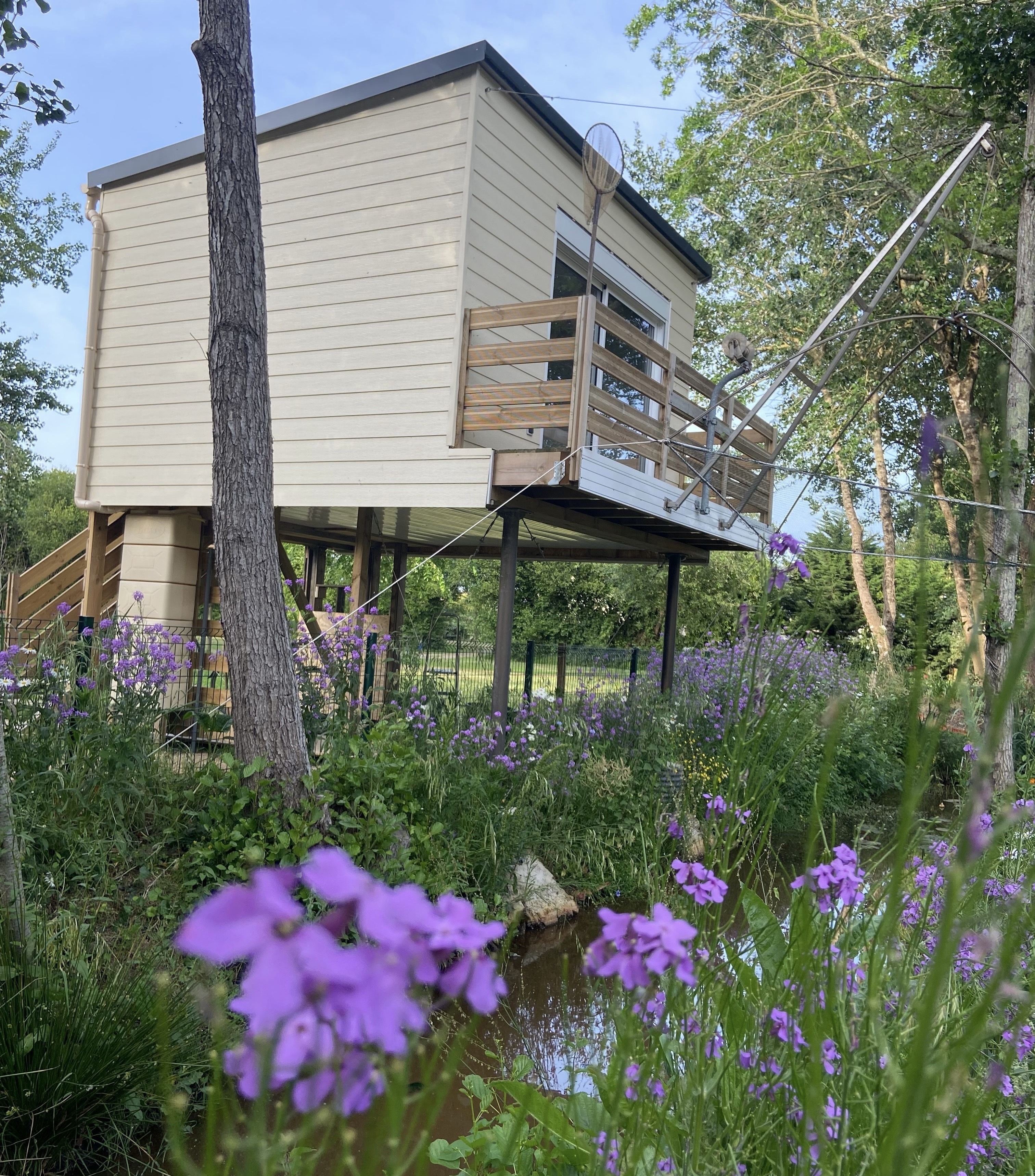 La cabane du pêcheur — Cabane sur pilotis avec spa à Loire-Atlantique à La Baule-Escoublac — vue intérieure