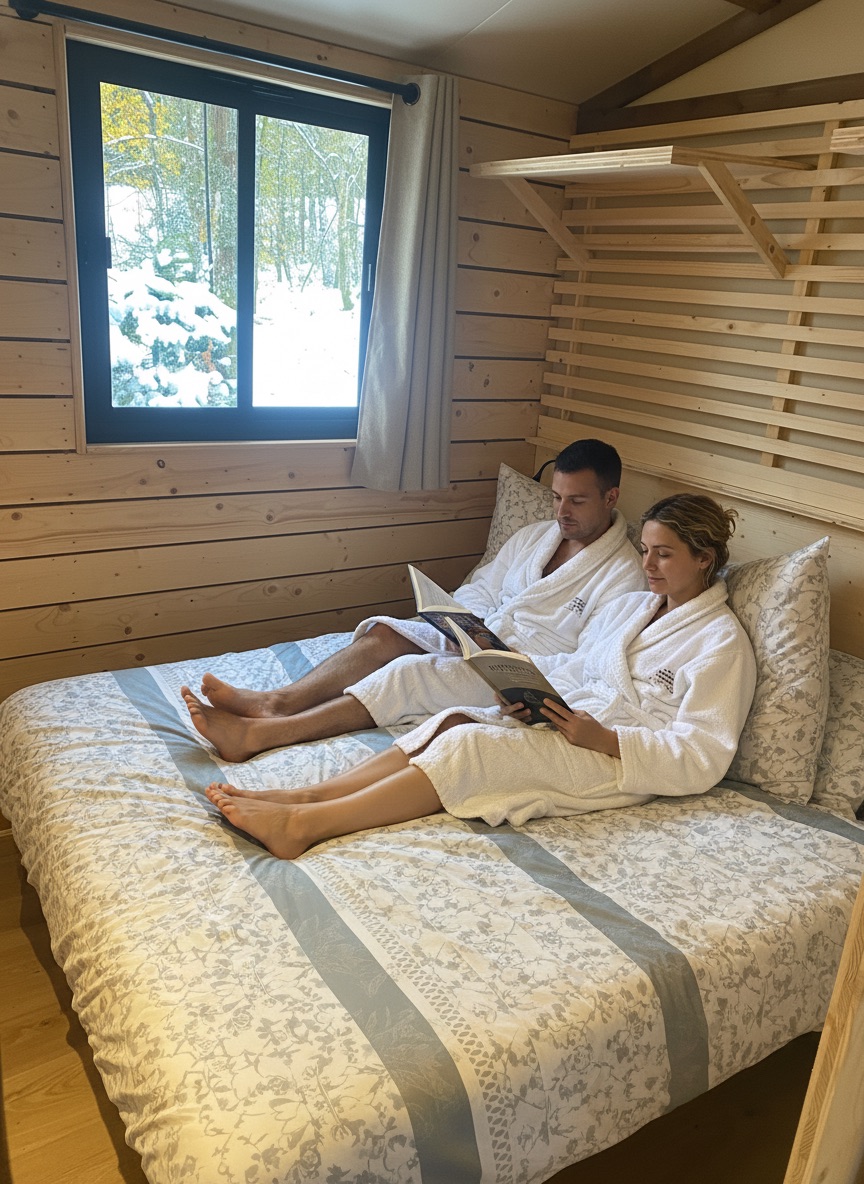 HY•Lødge Spa-2pers N°1 — Cabane avec spa privatif à Vosges à Épinal — cuisine
