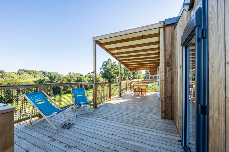 Cottage Premium : une cabane sur pilotis en Haute-Normandie à Quiberville — chambre
