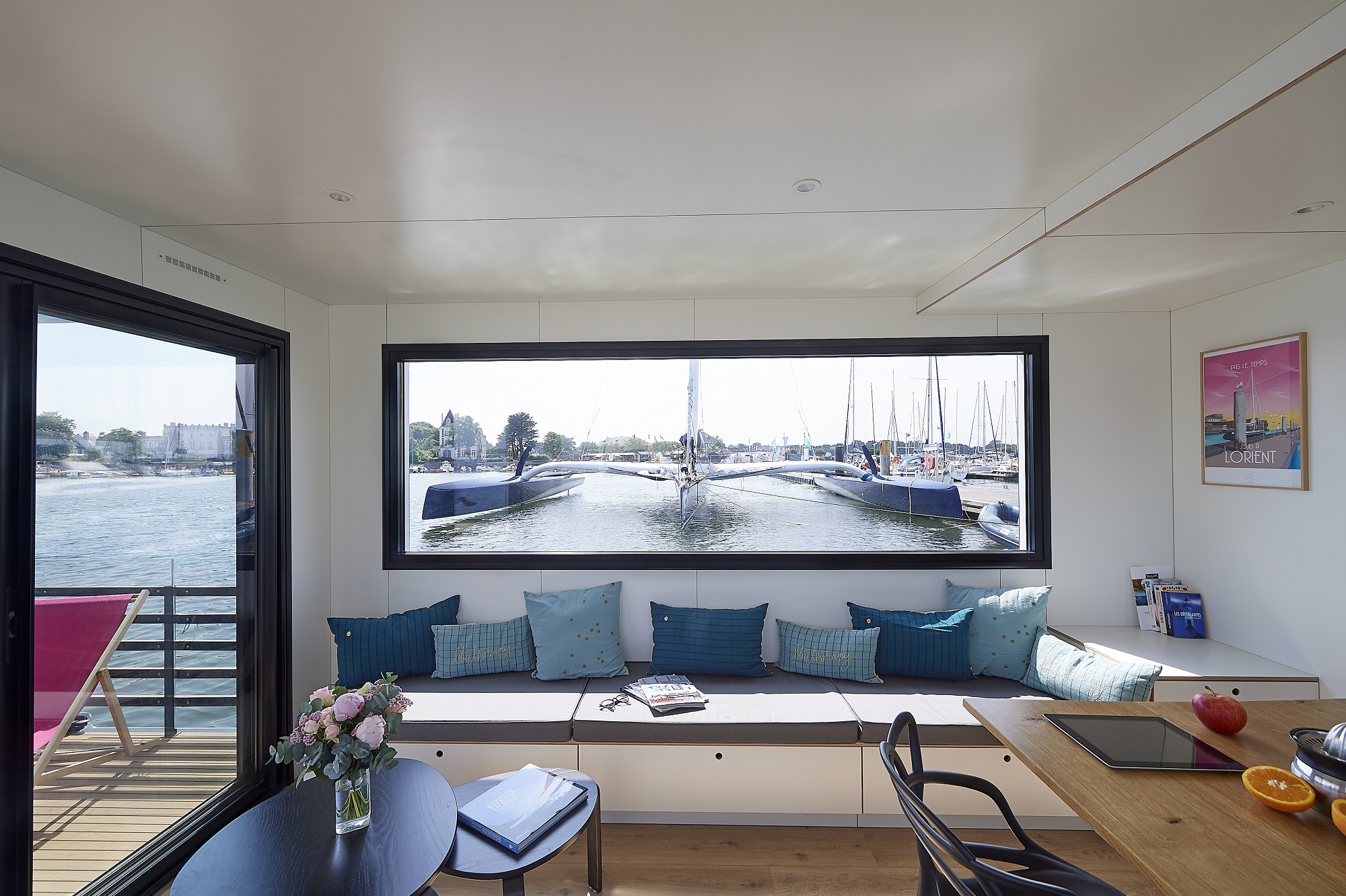 Évasion sur l'eau : Houseboat SeaLoft L'Endroit en Bretagne à Larmor Plage — salle de bain