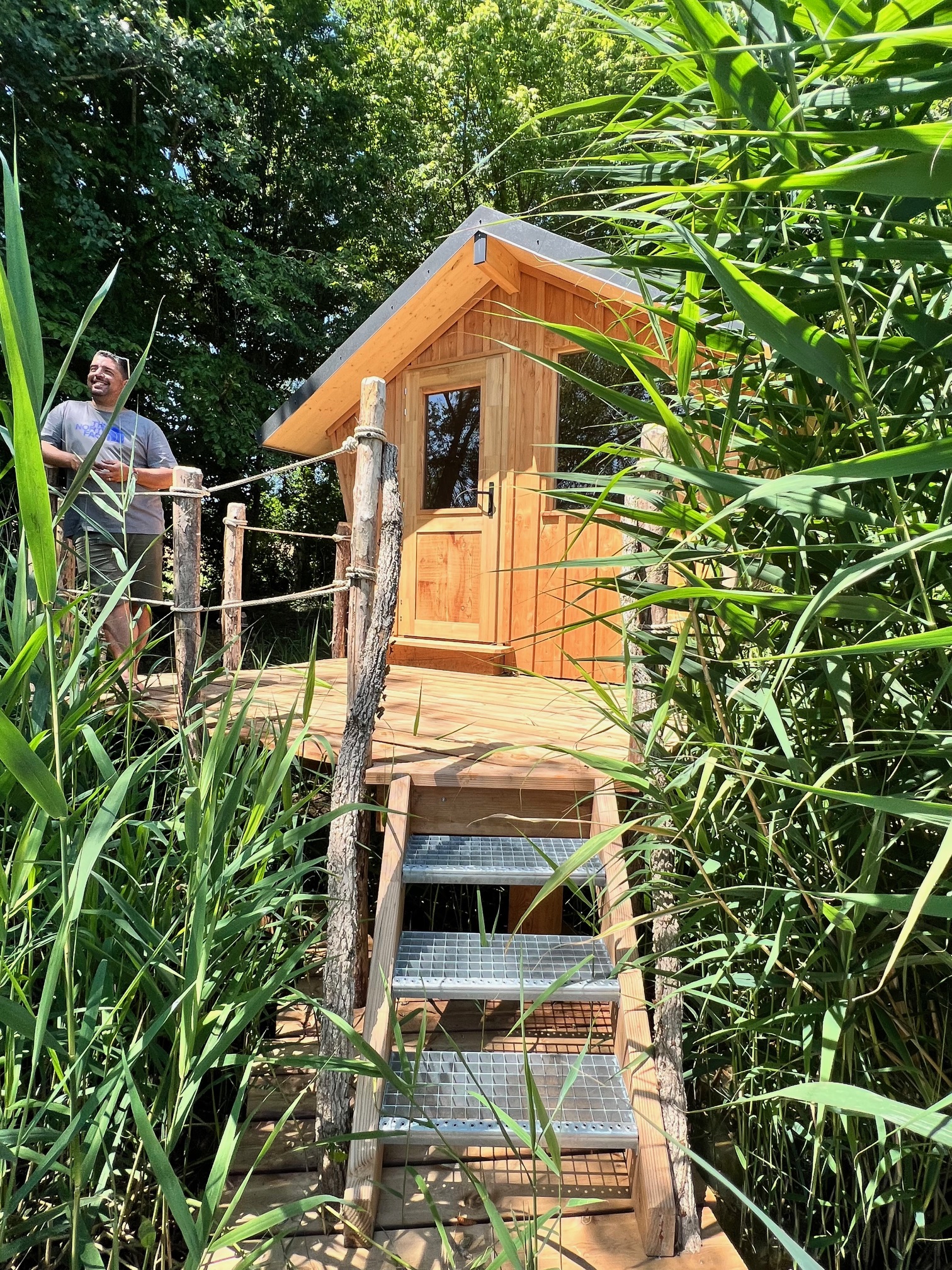 La Cabane Perdue — Cabane avec spa à Ain à Druillat — espace de vie