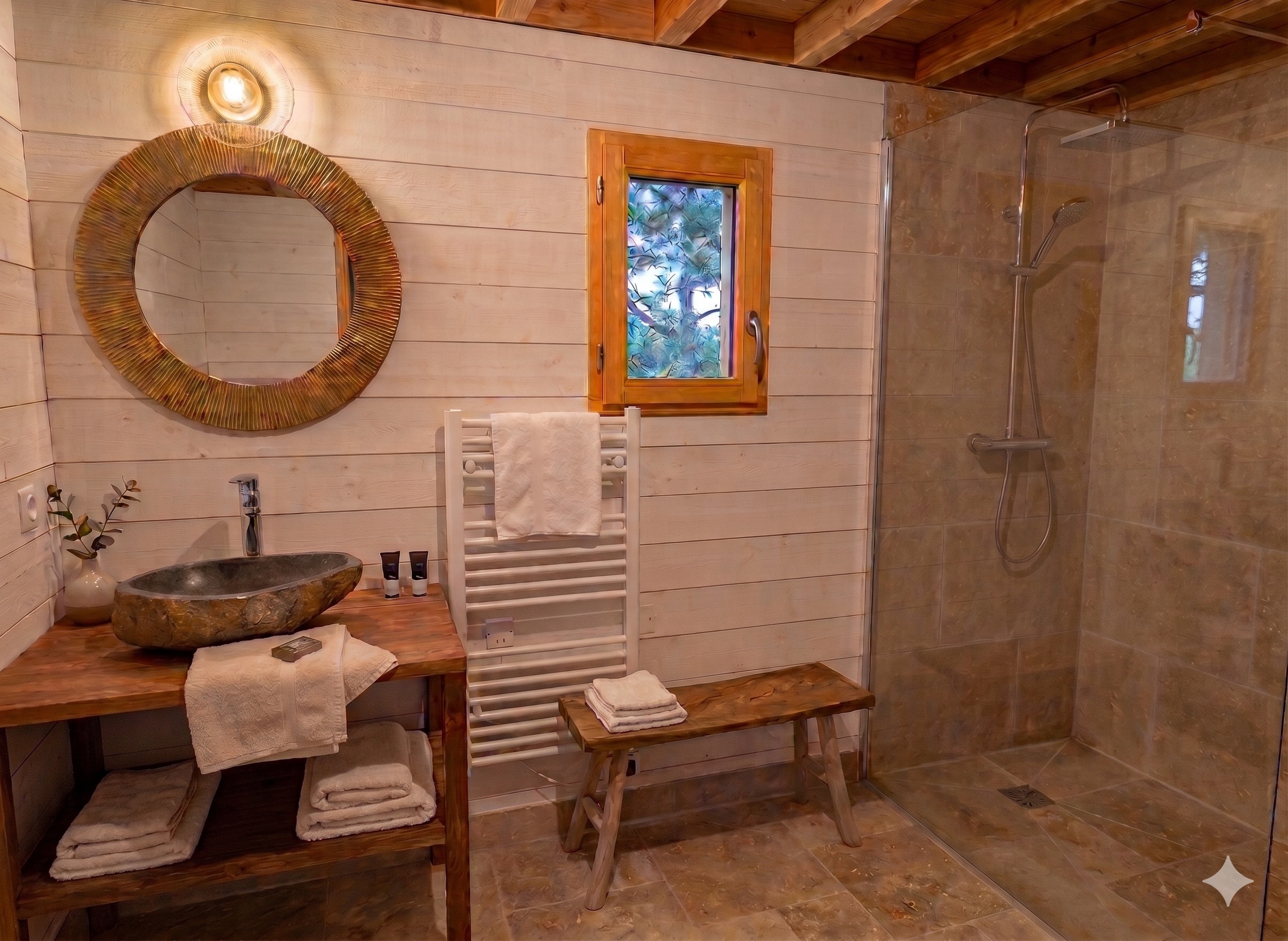 La Douce Parenthèse — Cabane sur pilotis avec Spa à Brive-la-Gaillarde à Brive-la-Gaillarde — détail architectural