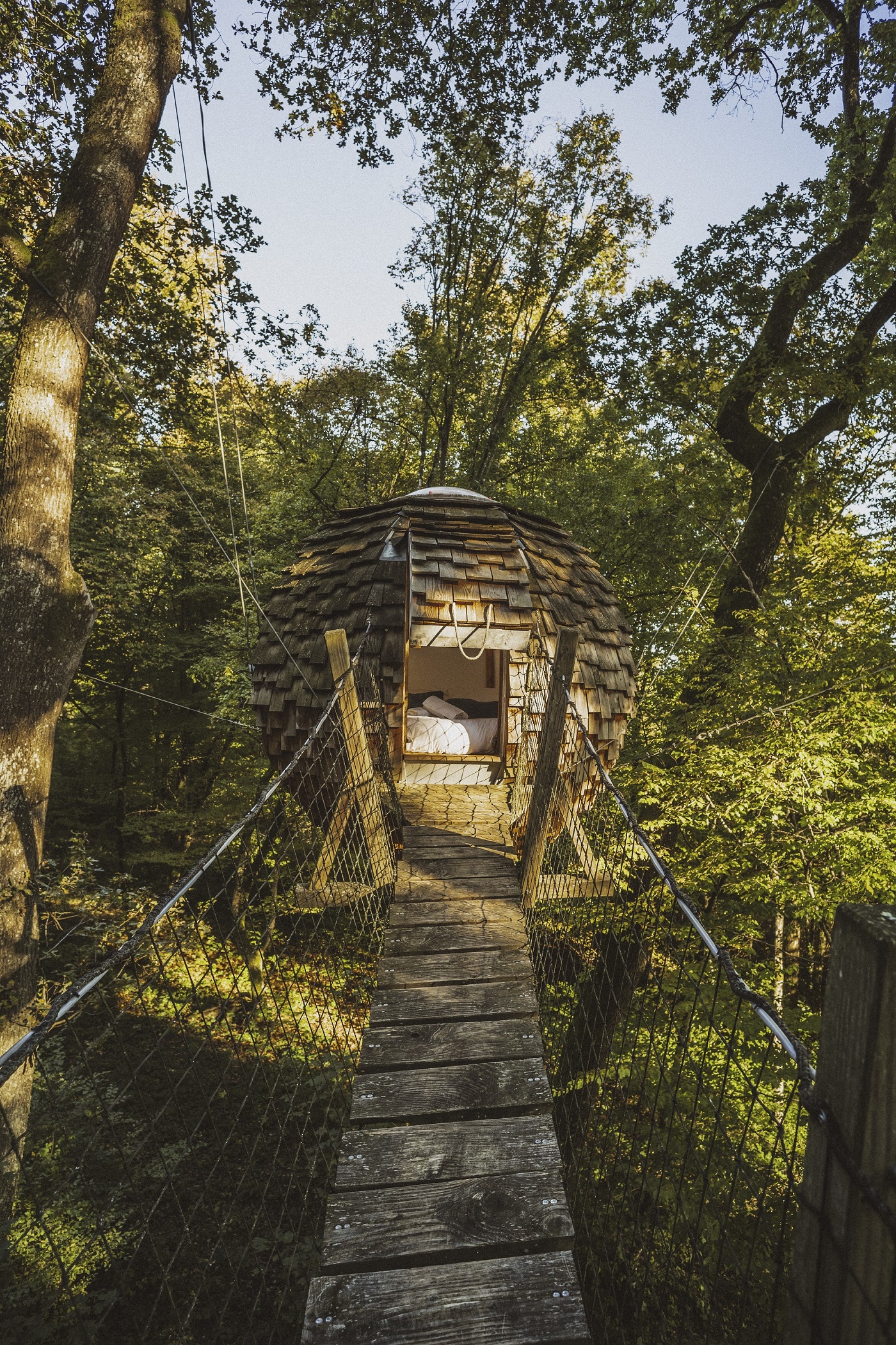 Lov'nid Spa Nuage : une évasion romantique en pleine nature — Cabane à Joncherey