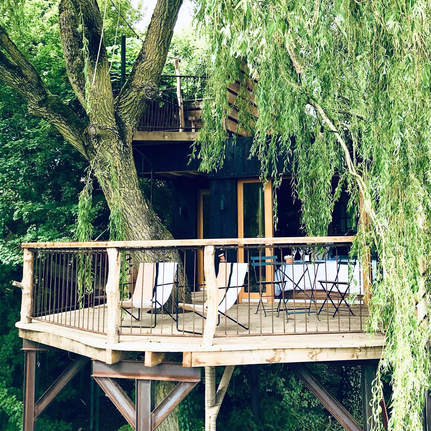 Cabane Pinot Noir — Nuit perchée à 5m en Marne