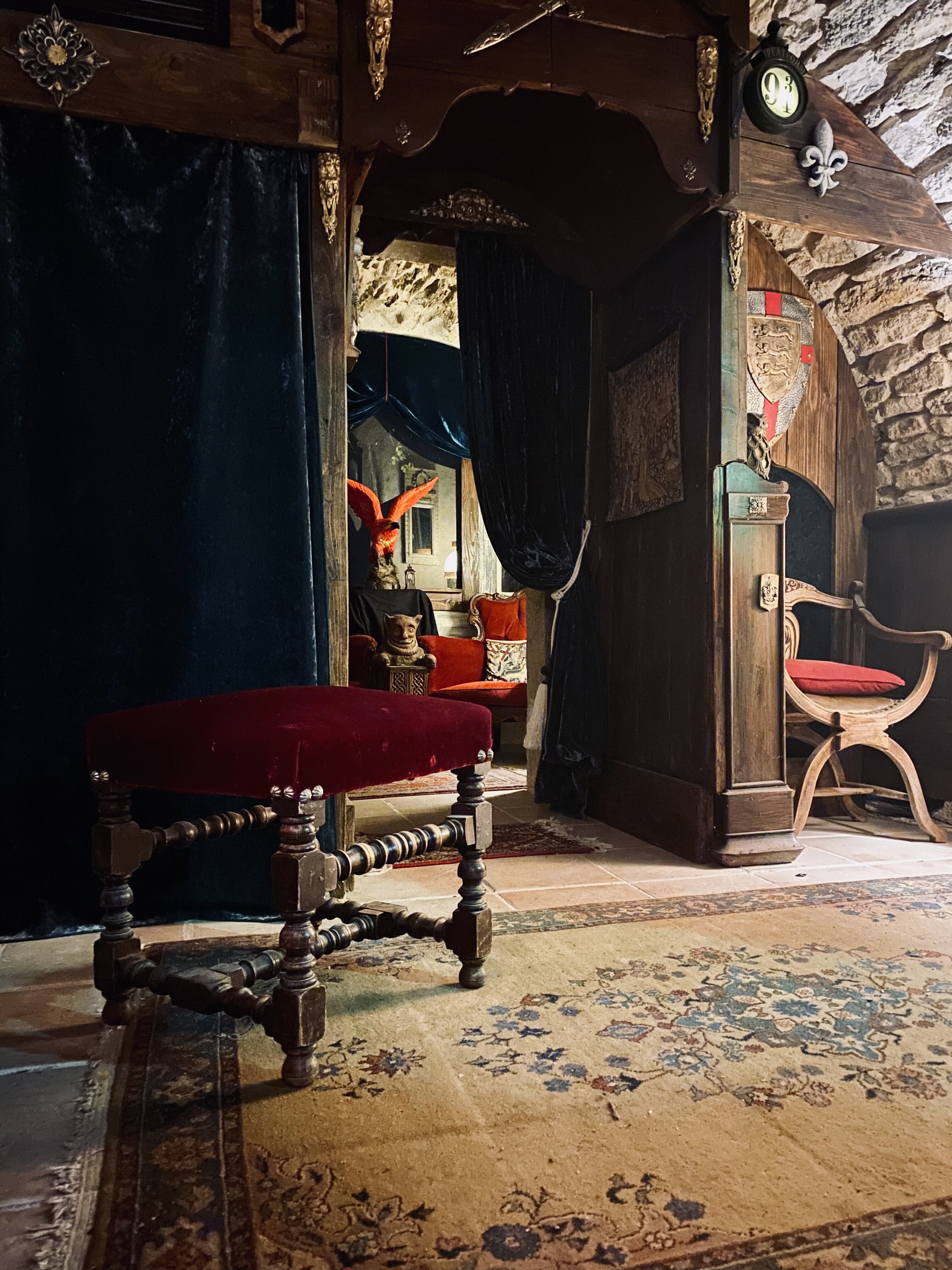 Suite magique du Petit Sorcier — Chambre à thème avec escape game à Gard à Saint-Jean-du-Gard — vue depuis la terrasse