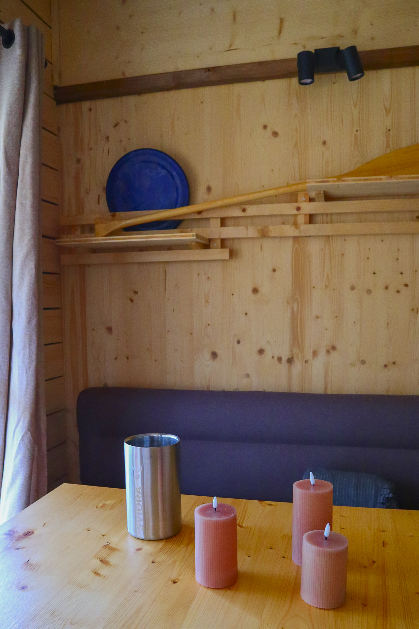 Chalet Pinot & Bain Nordique — Séjour relaxant à Moloy en Côte-d'Or à Moloy — vue depuis la terrasse