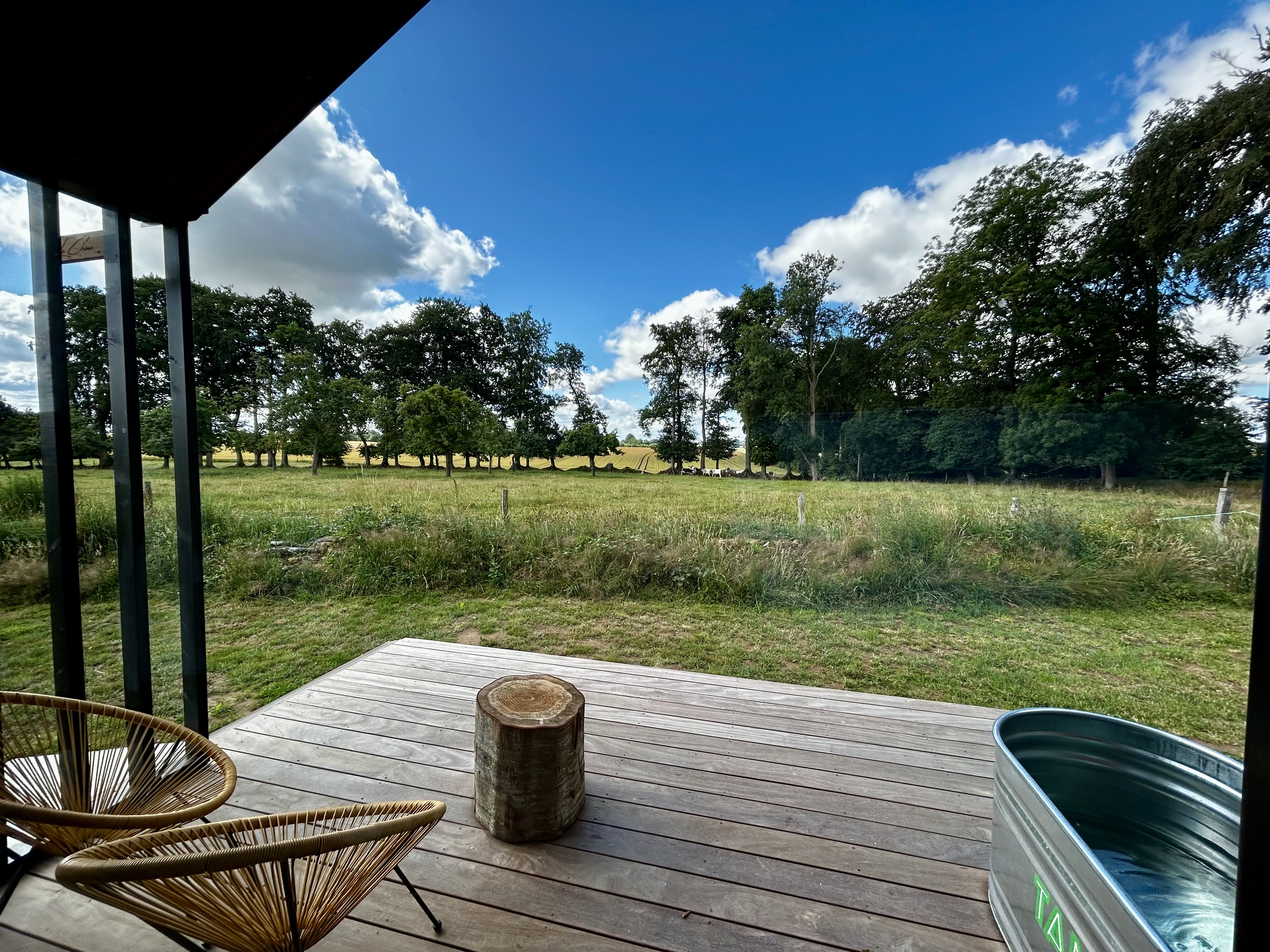 Le Chêne & Bain Nordique — Cabane avec spa à Seine-Maritime
