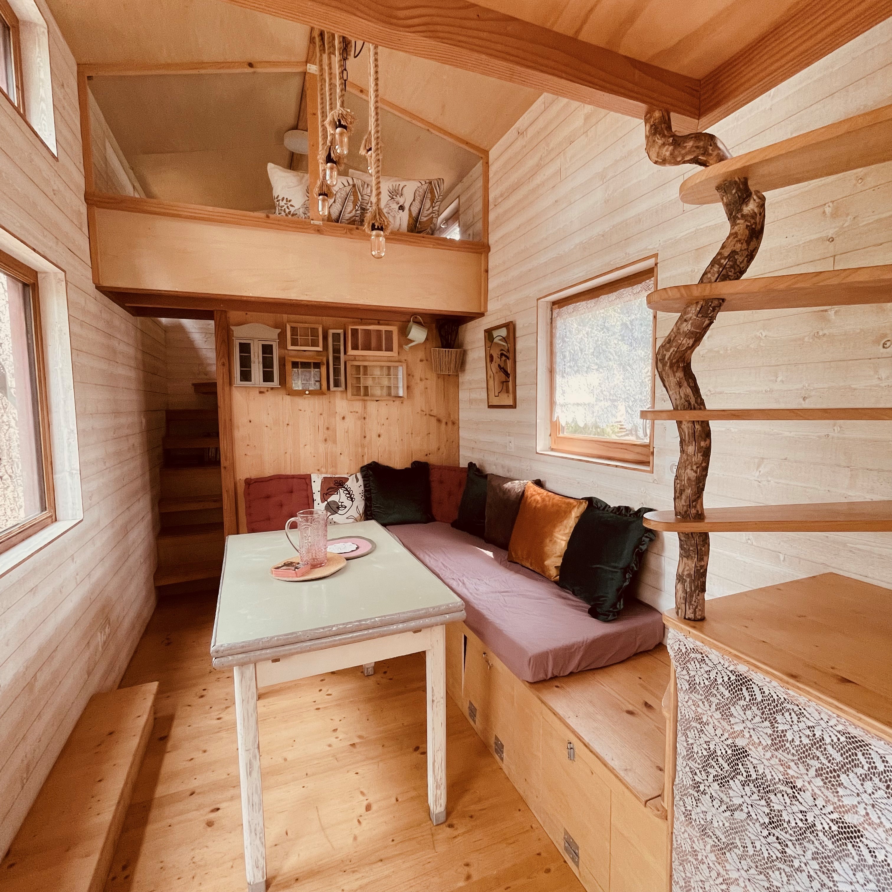 Tiny house - La Kaléïde : une évasion en pleine nature à Clefs-Val-D'anjou — chambre