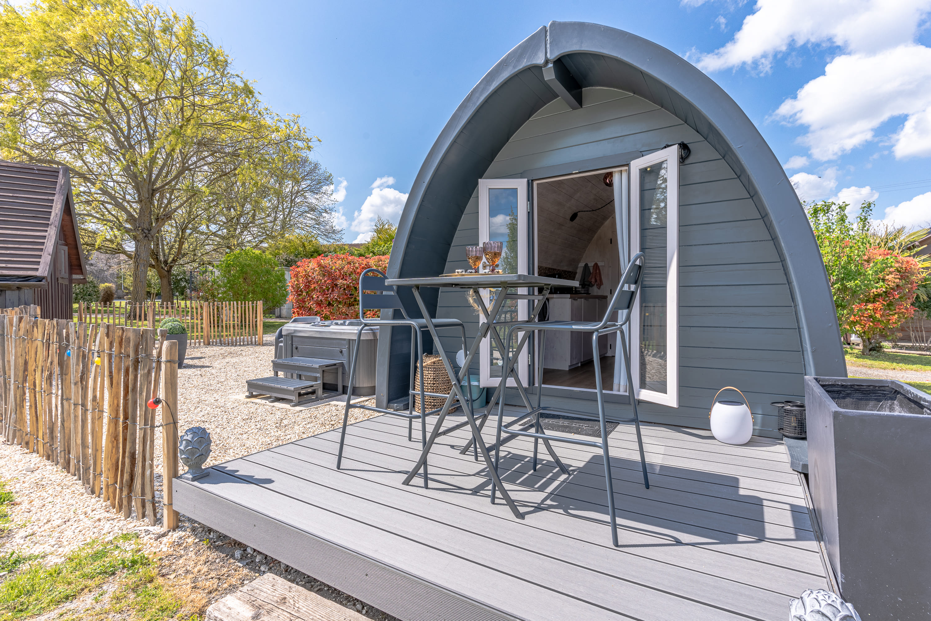 Le Mimosa : un pod enchanteur avec spa privatif