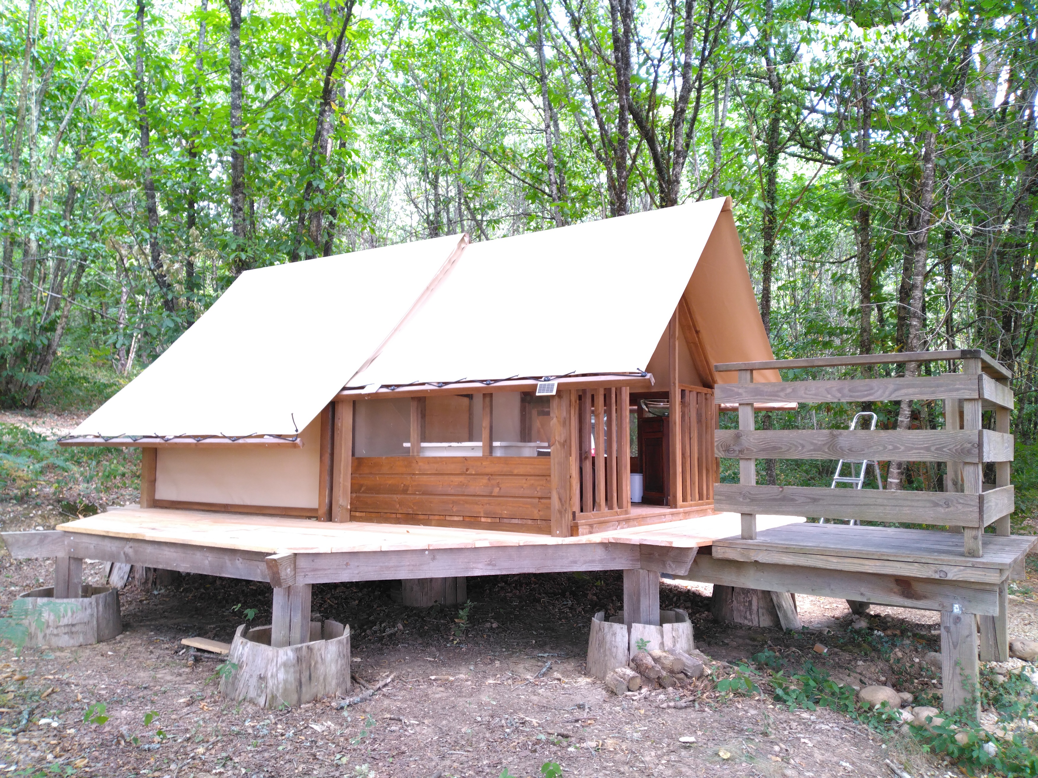 Tente Bivouac — Nuit en pleine nature à 8m de hauteur en Dordogne à Alles-sur-Dordogne — espace de vie