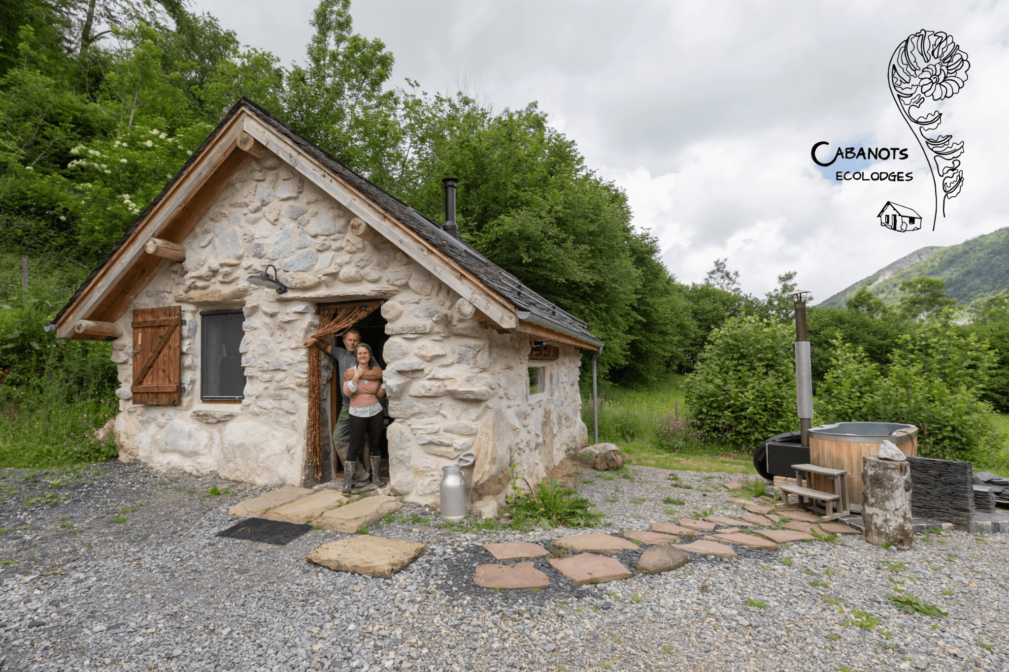 Cabanot — Ecolodge avec spa à 900m d'altitude dans les Pyrénées-Atlantiques à Laruns — environnement naturel