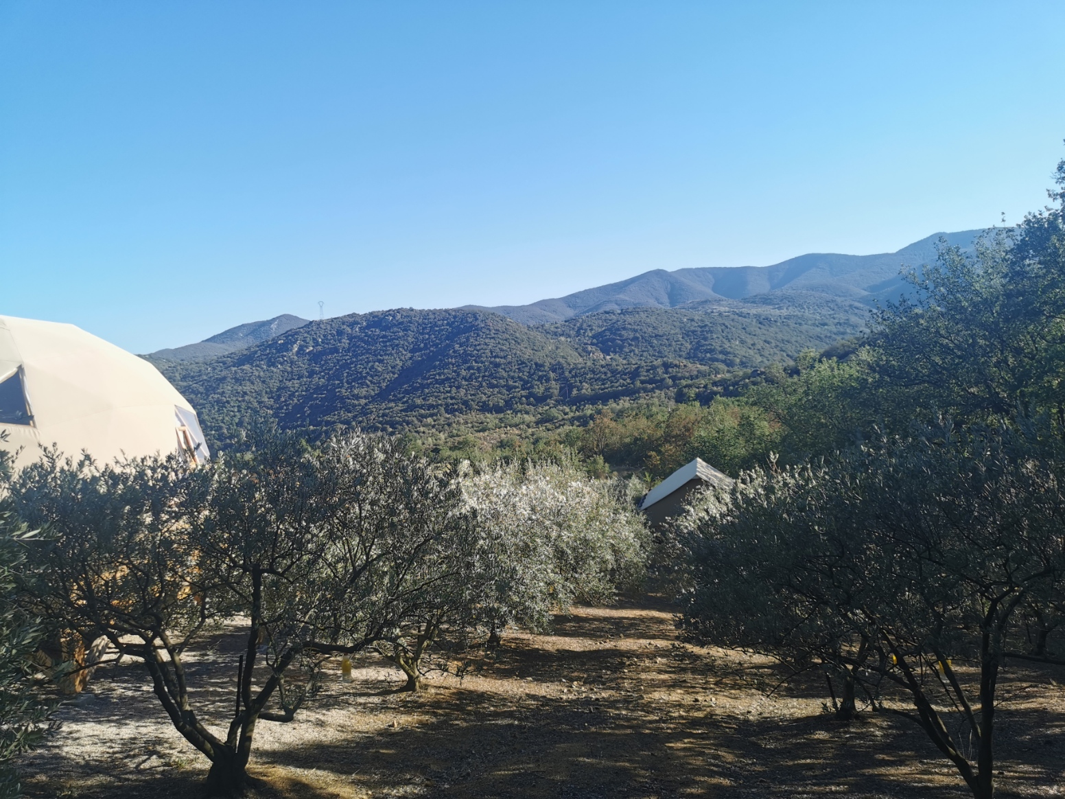 Séjournez dans un dôme géodésique au cœur du Languedoc-Roussillon à Ansignan — détail architectural