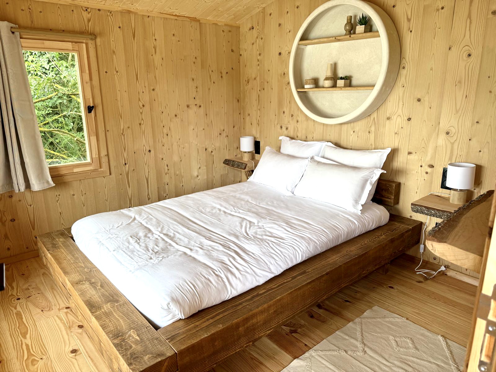 Cabane Spa Horizon — Séjour bien-être à 5 pers dans l'Ain à Meillonnas — détail architectural