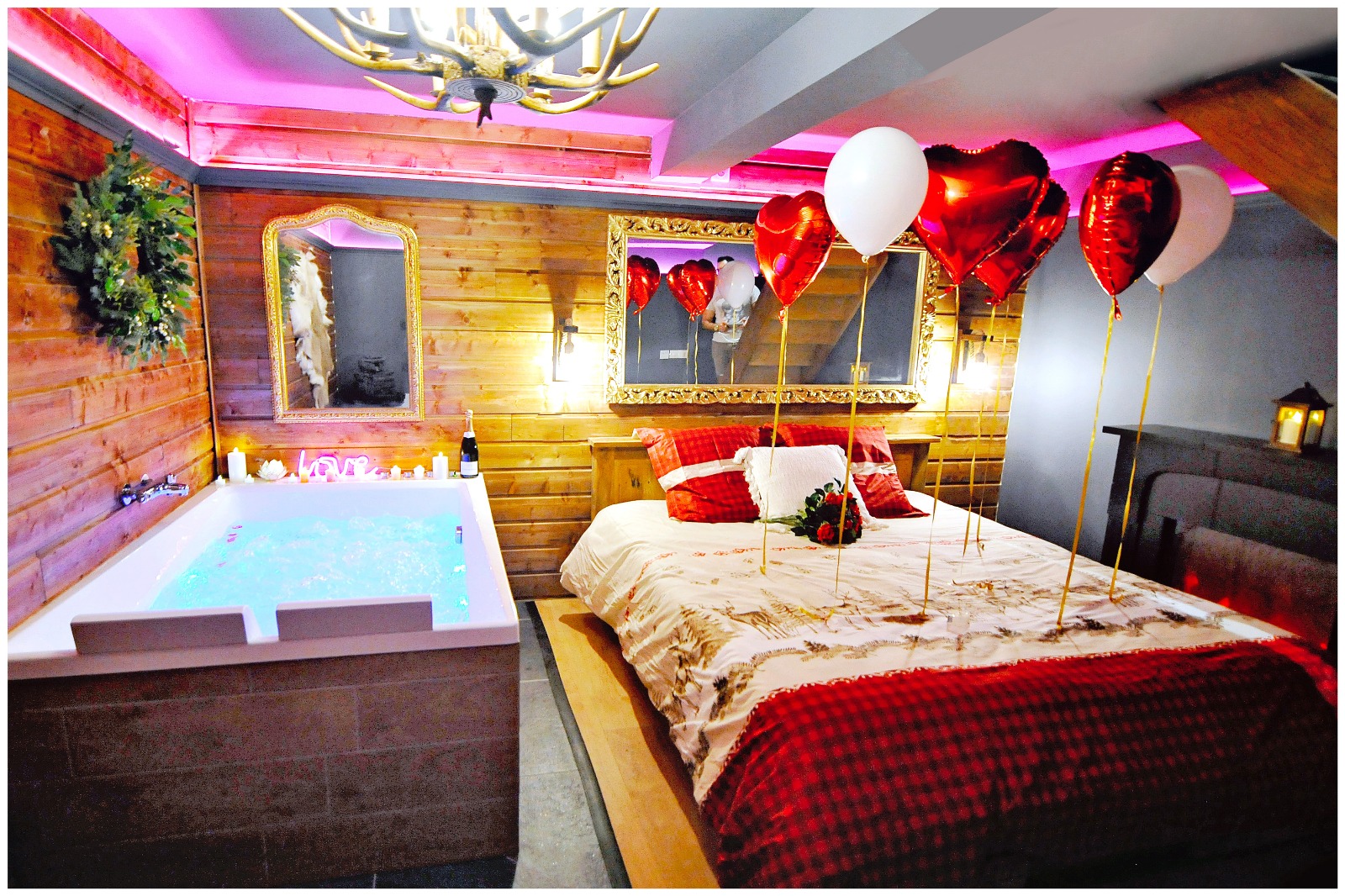 Chalet Romantique — Évasion avec SPA XXL à Bourgoin Jallieu