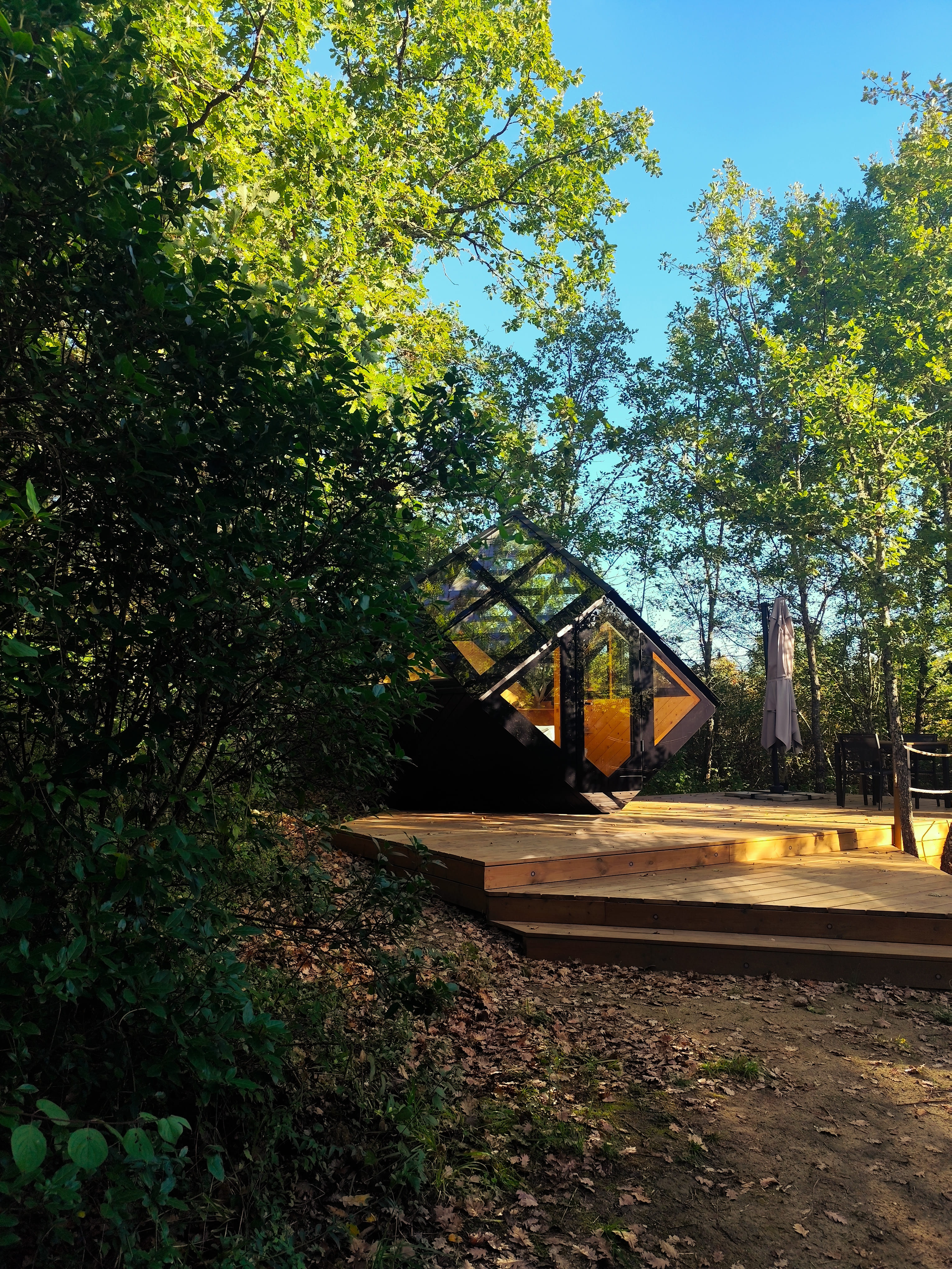 Cocon de verre avec Bain Nordique