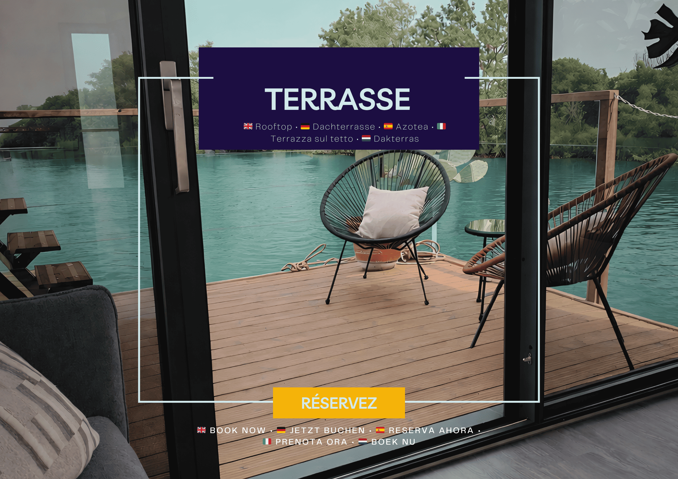 Houseboat Camargue — Péniche moderne avec spa à Sète (Gard) à Sète — cuisine