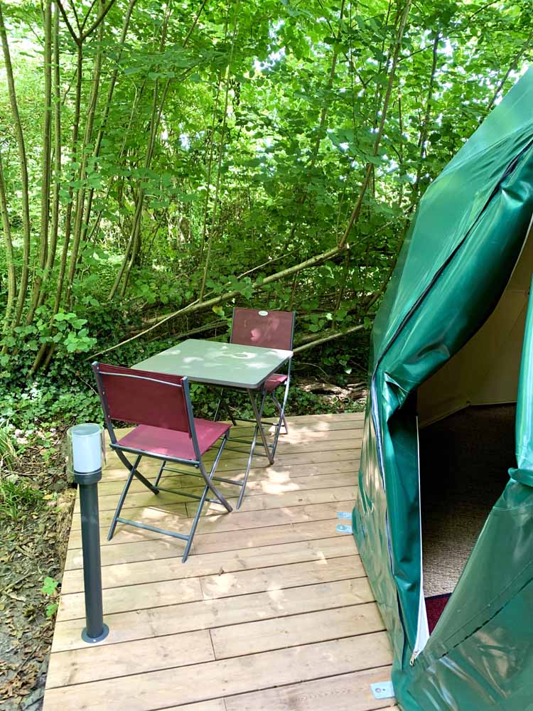 Géode Erable Pourpre — Dôme avec spa à 2 pas d'un ruisseau en Gironde à Gironde-sur-Dropt — chambre