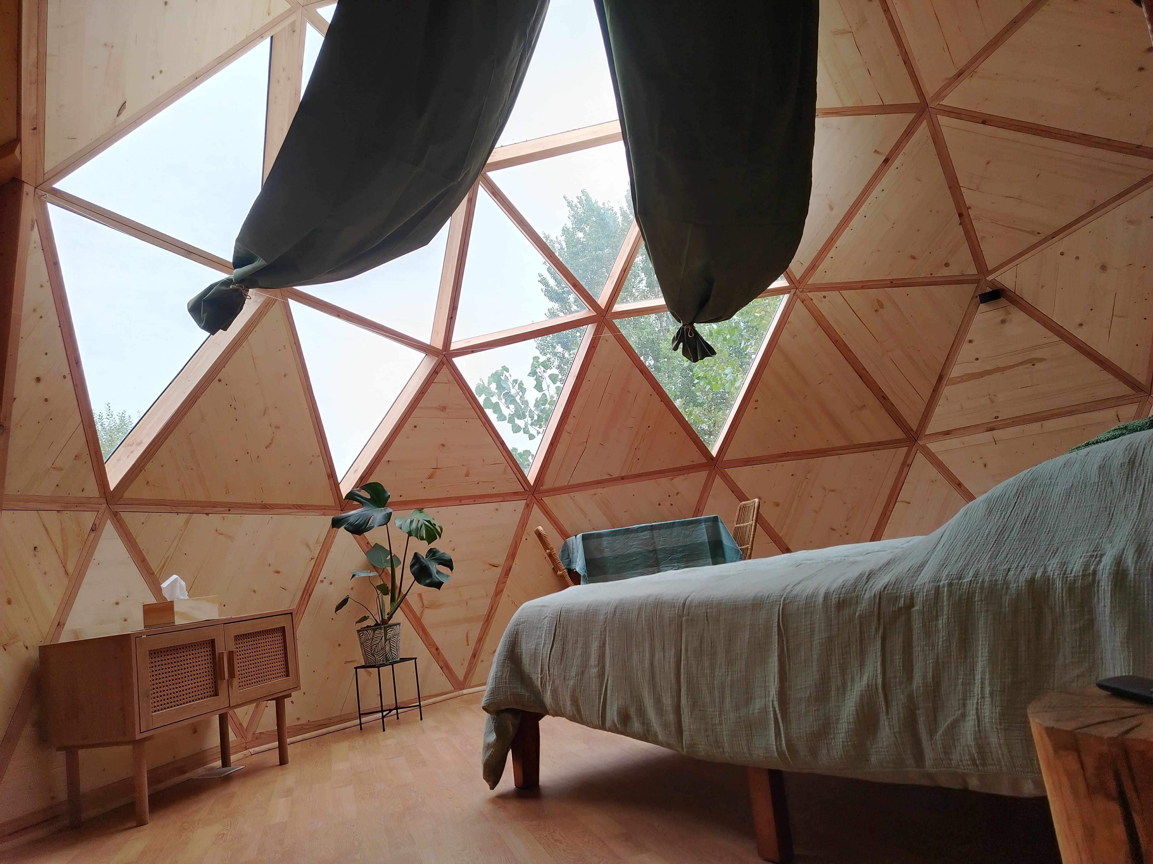 Le Dôme de Draëck — Dôme avec sauna privatif à Pas-de-Calais à Béthune — détail architectural