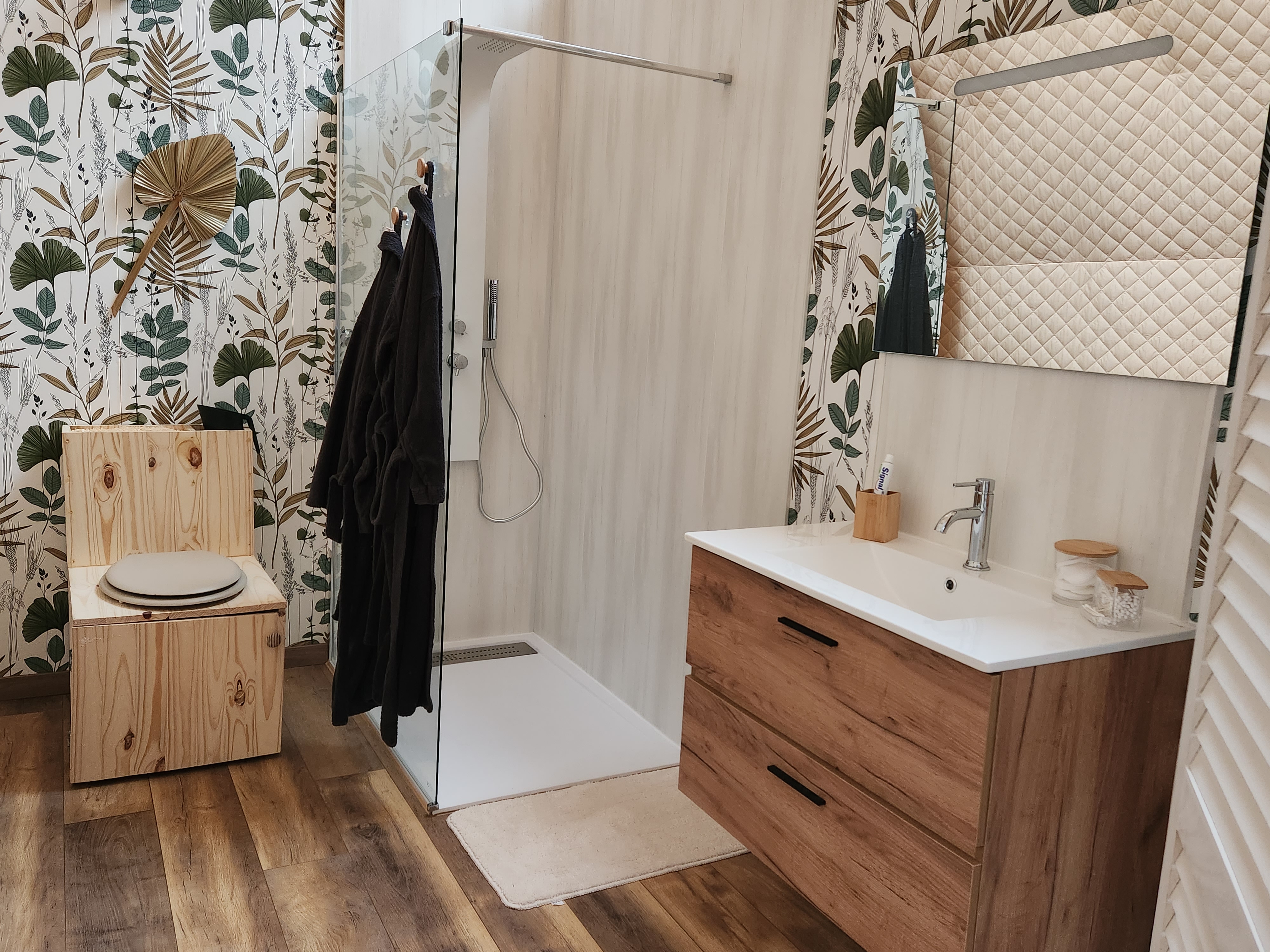 Le Dôme & spa — Dôme avec spa privatif en Manche à Saint-Lô — cuisine